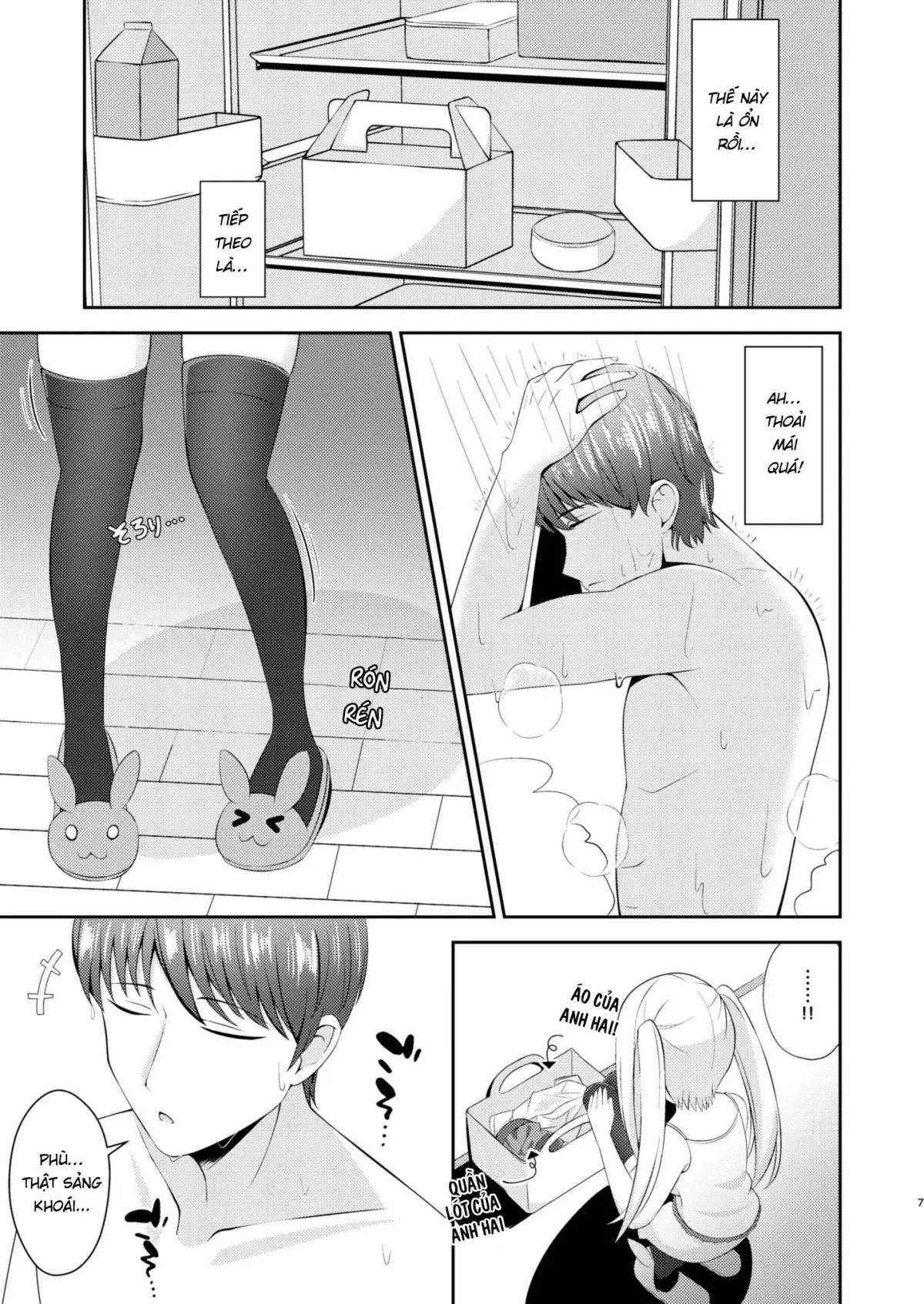 HentaiVN.net - Ảnh 7 - Cô em gái dẫm đãng chỉ làm tình với anh trai của mình! - Chap 3