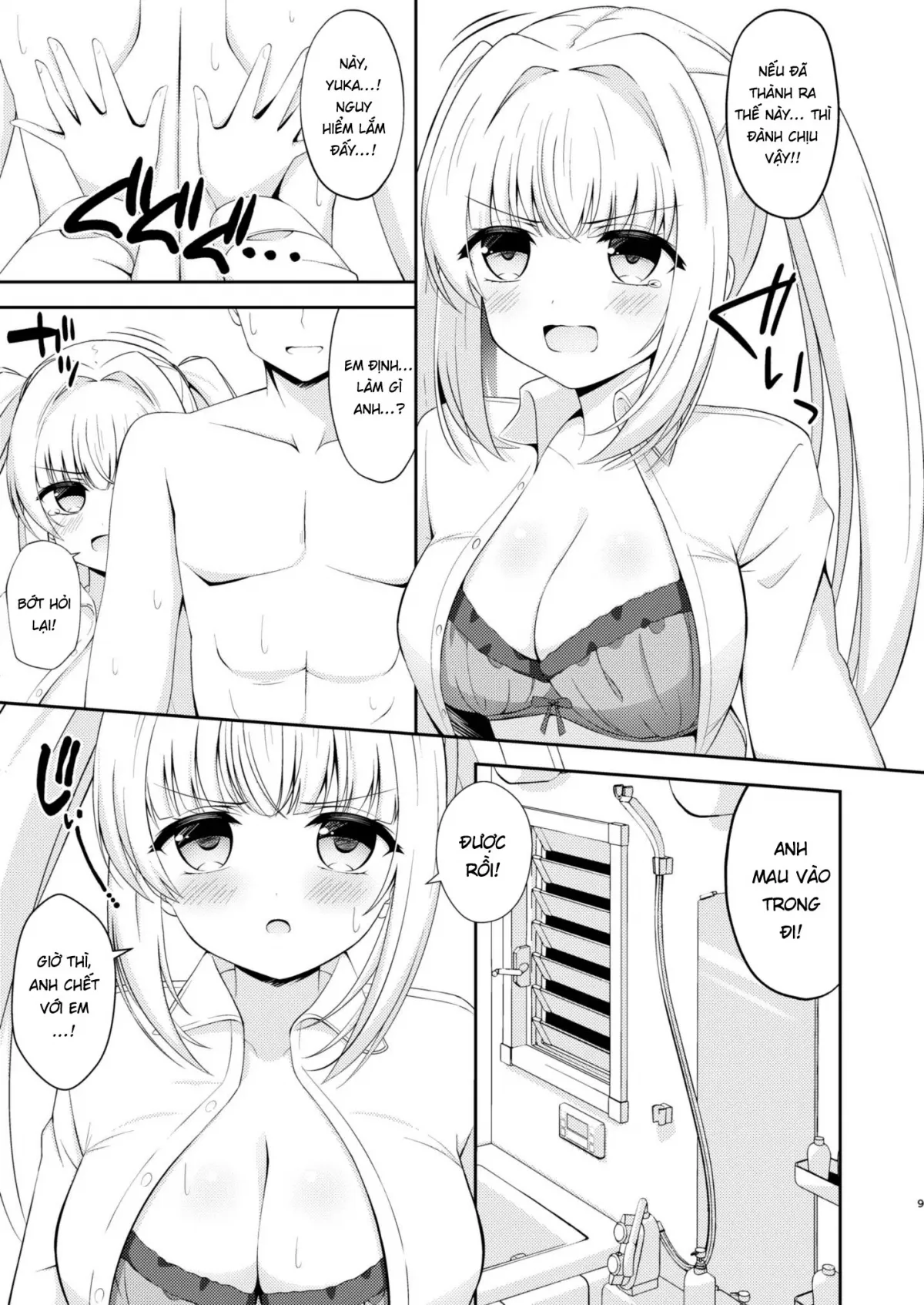 HentaiVN.net - Ảnh 9 - Cô em gái dẫm đãng chỉ làm tình với anh trai của mình! - Chap 3
