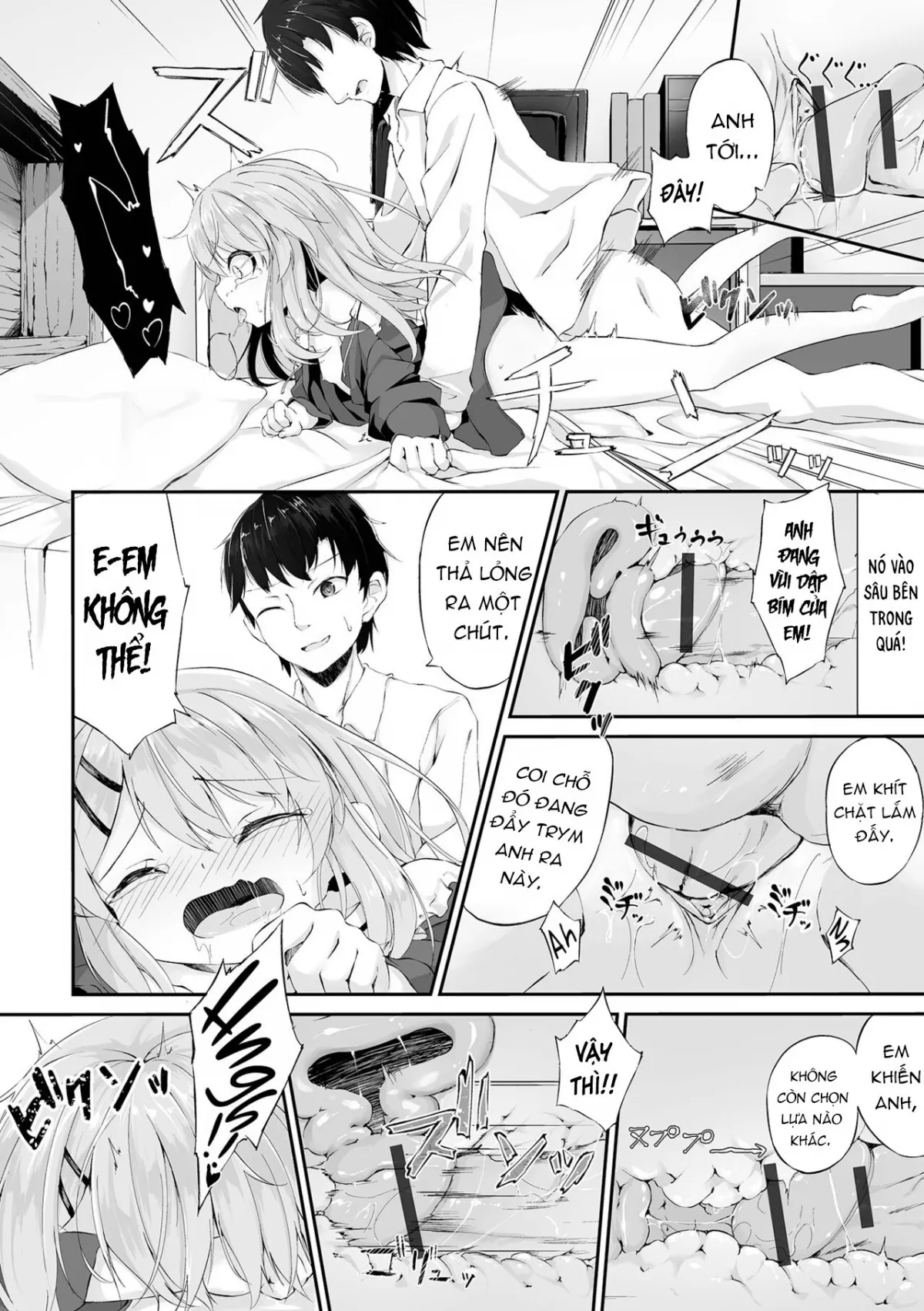 HentaiVN.net - Ảnh 10 - Ngày lành để sếch em gái [Imouto no Shitai Hiyori ; A Good Day for your Little Sister to DO you.] - Chap 1