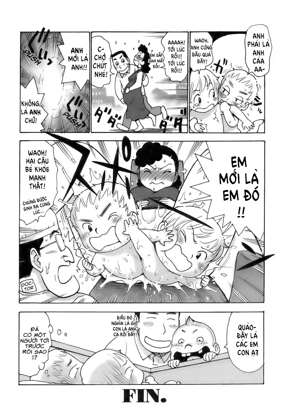 HentaiVN.net - Ảnh 10 - Bên trong tử cung của mẹ [Onaka no Naka; In The Womb] - Chap 1