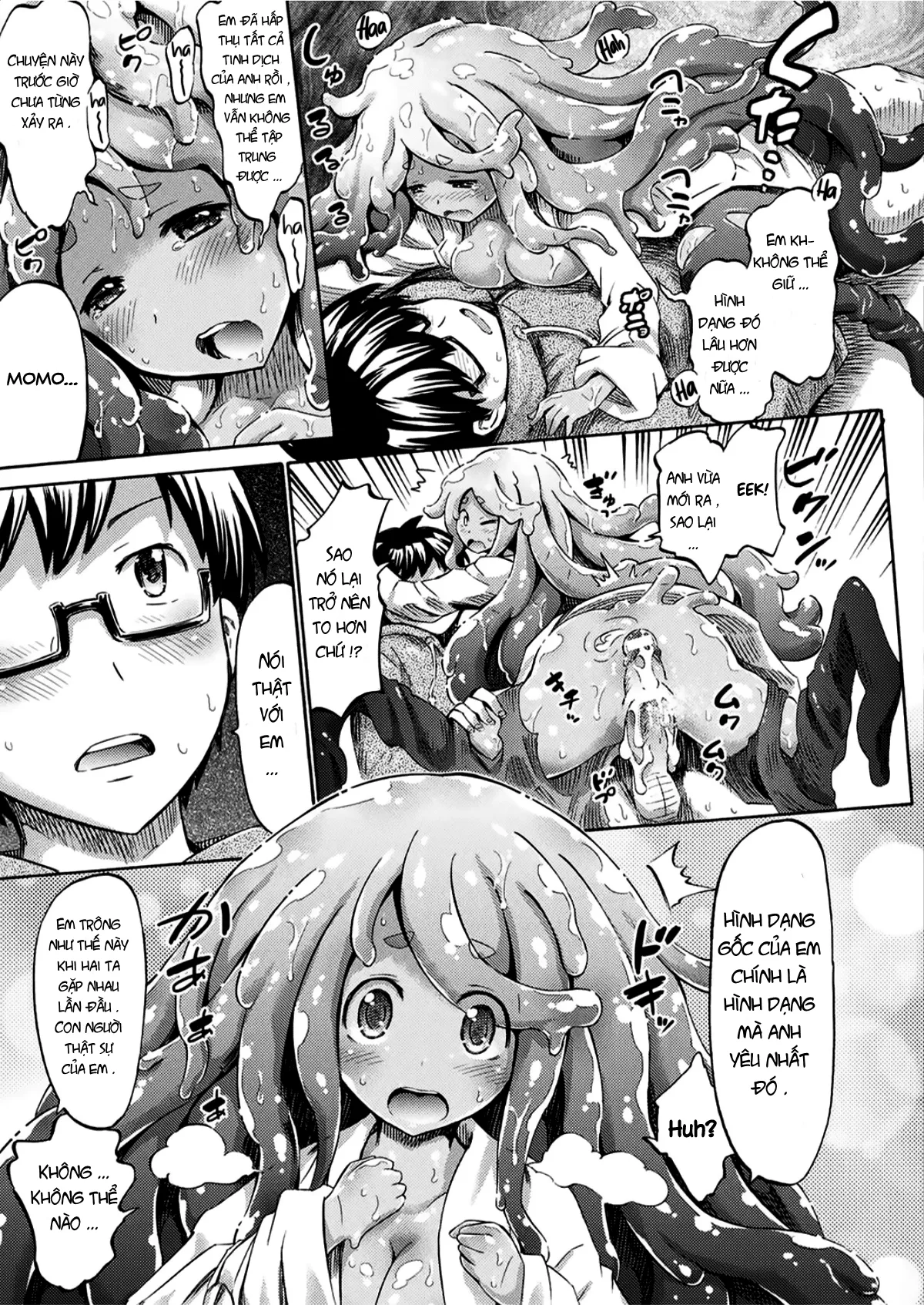 HentaiVN.net - Ảnh 14 - Em gái kế Momo đồng thời là giáo viên của tôi là Slime [Gimai Sensei Slime Momo-chan; Stepsister Teacher Slimy Momo] - Chap 1