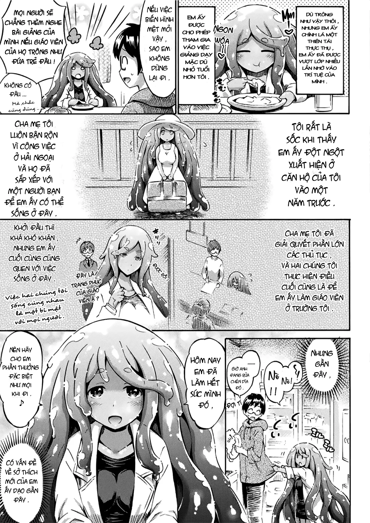 HentaiVN.net - Ảnh 4 - Em gái kế Momo đồng thời là giáo viên của tôi là Slime [Gimai Sensei Slime Momo-chan; Stepsister Teacher Slimy Momo] - Chap 1