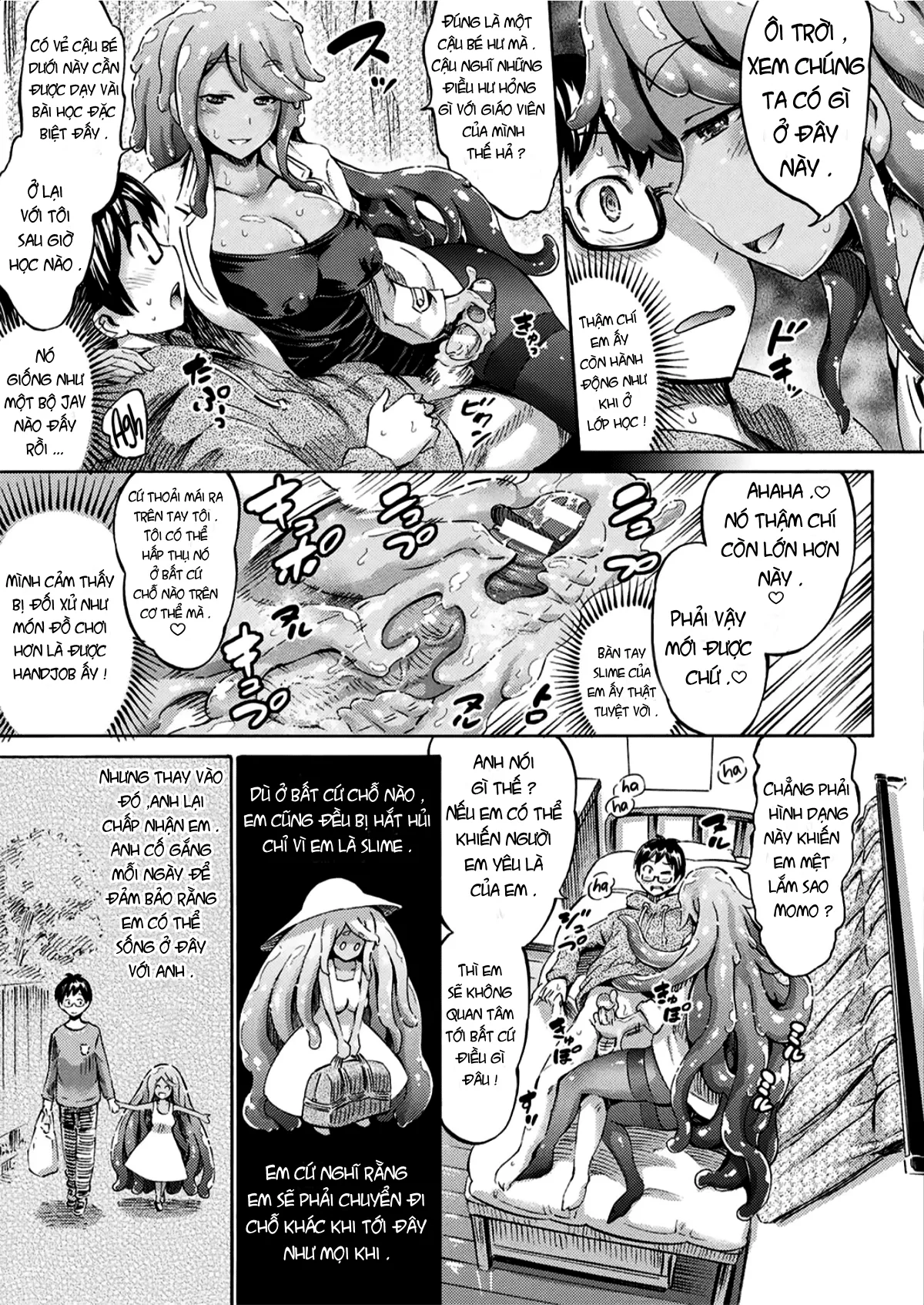 HentaiVN.net - Ảnh 8 - Em gái kế Momo đồng thời là giáo viên của tôi là Slime [Gimai Sensei Slime Momo-chan; Stepsister Teacher Slimy Momo] - Chap 1
