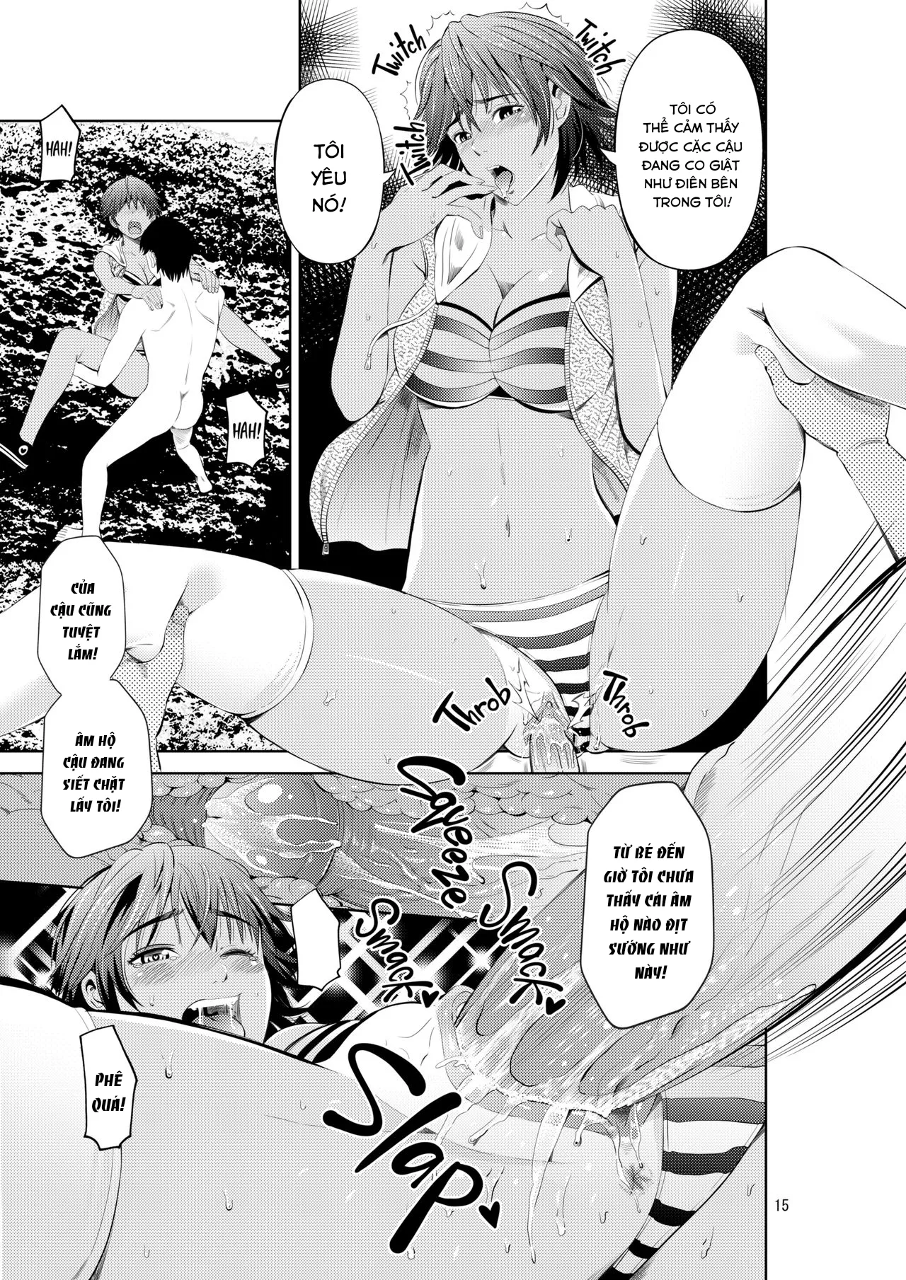 HentaiVN.net - Ảnh 18 - Tokonatsu Resort Nangoku Musume to NTR Sex [My Summer Paradise: Fucking a Beach Girl Behind My Girlfriend’s Back] - Chap 1