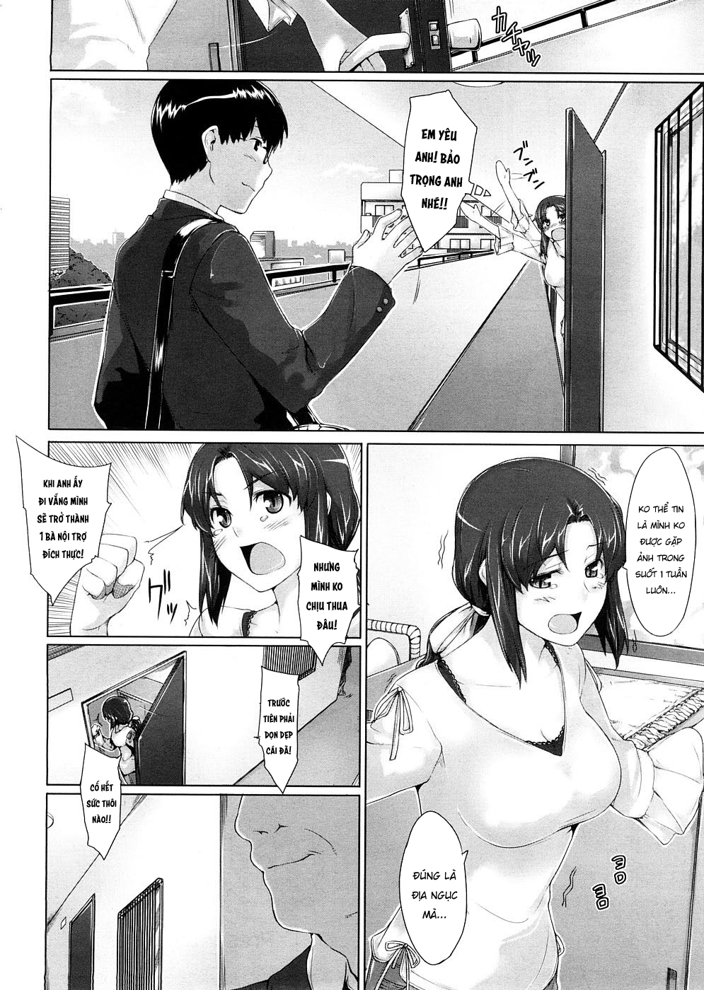 HentaiVN.net - Ảnh 4 - Dạy dỗ cô vợ mới cưới [Educating a New Wife] - Chap 1