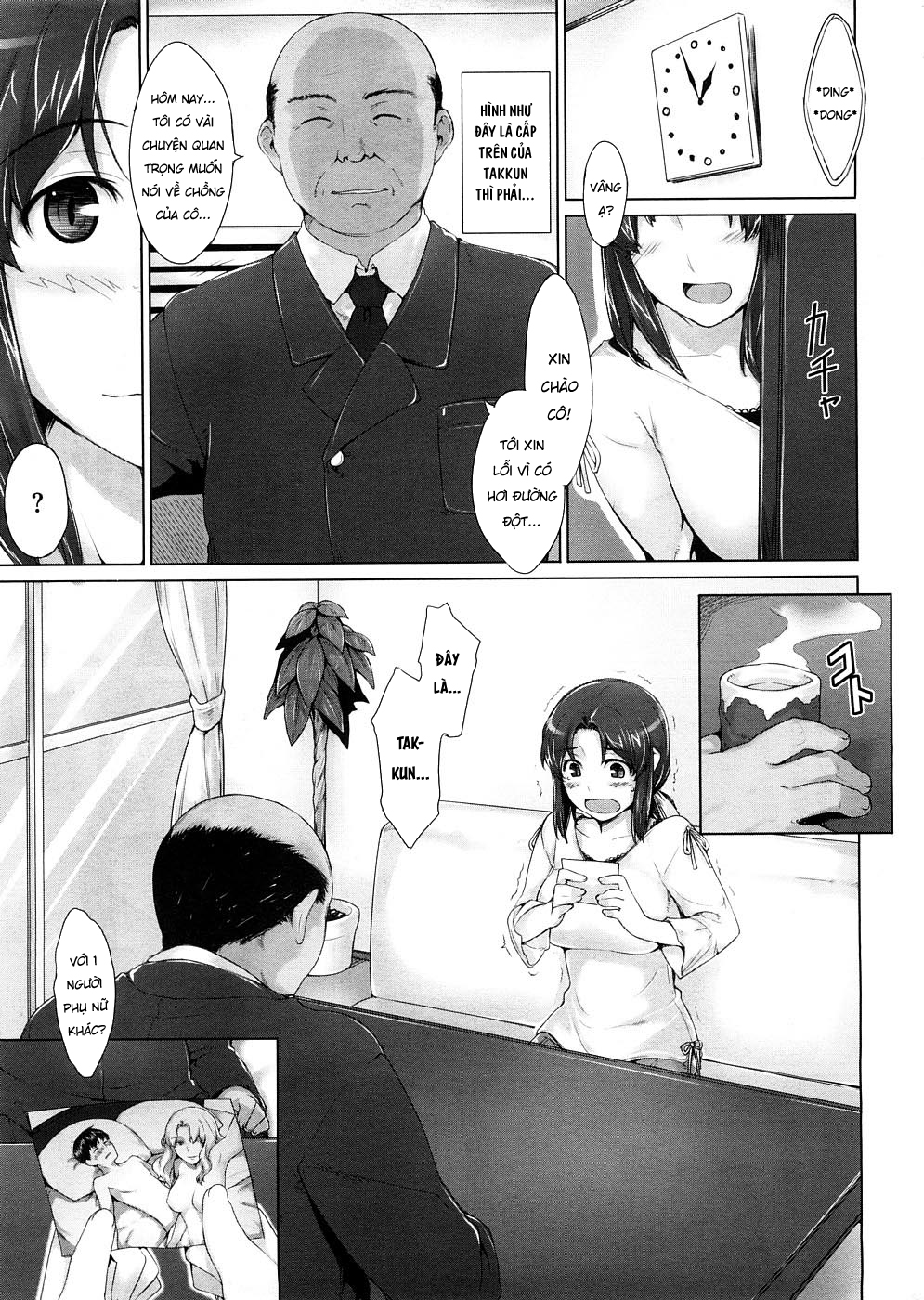 HentaiVN.net - Ảnh 5 - Dạy dỗ cô vợ mới cưới [Educating a New Wife] - Chap 1