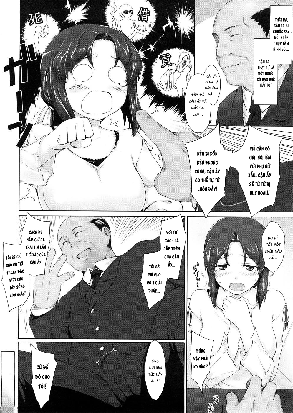 HentaiVN.net - Ảnh 6 - Dạy dỗ cô vợ mới cưới [Educating a New Wife] - Chap 1