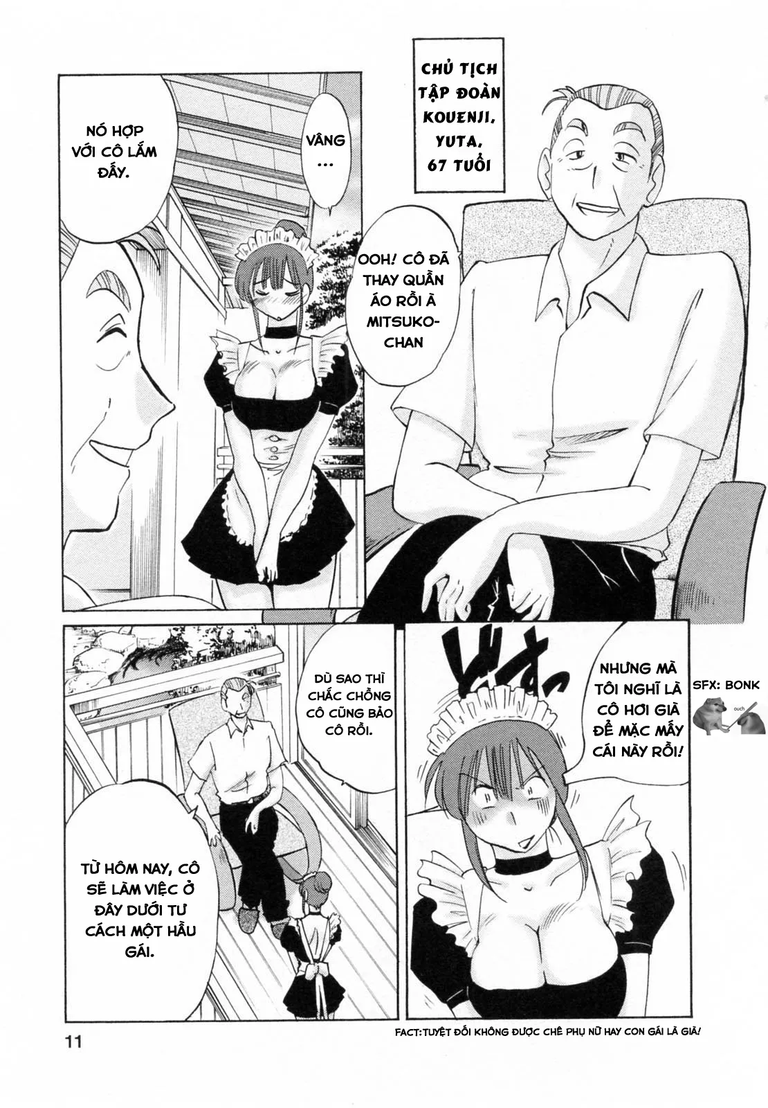 HentaiVN.net - Ảnh 13 - Maid No Mitsuko-San Vol.1 - Chap 1