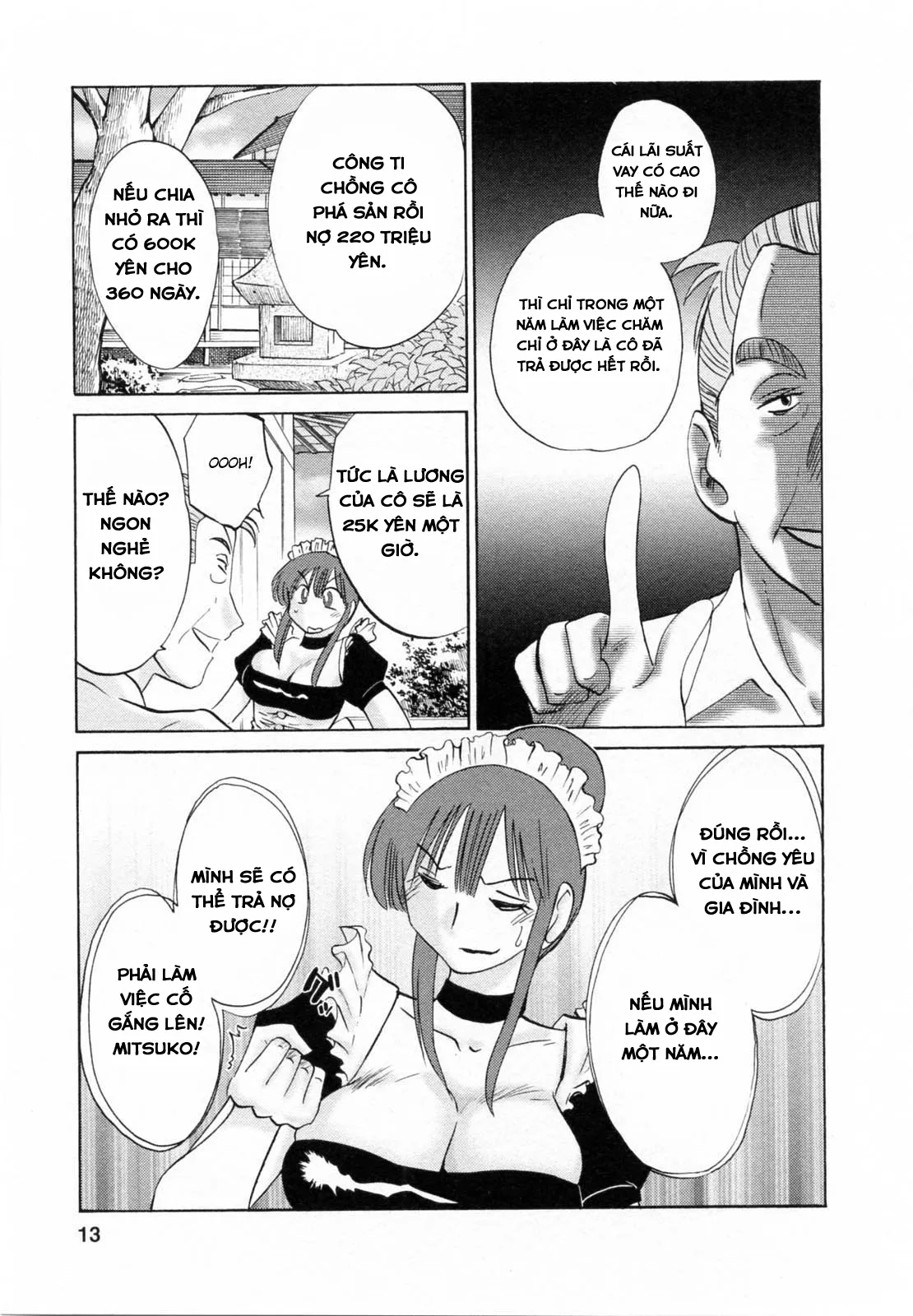 HentaiVN.net - Ảnh 15 - Maid No Mitsuko-San Vol.1 - Chap 1