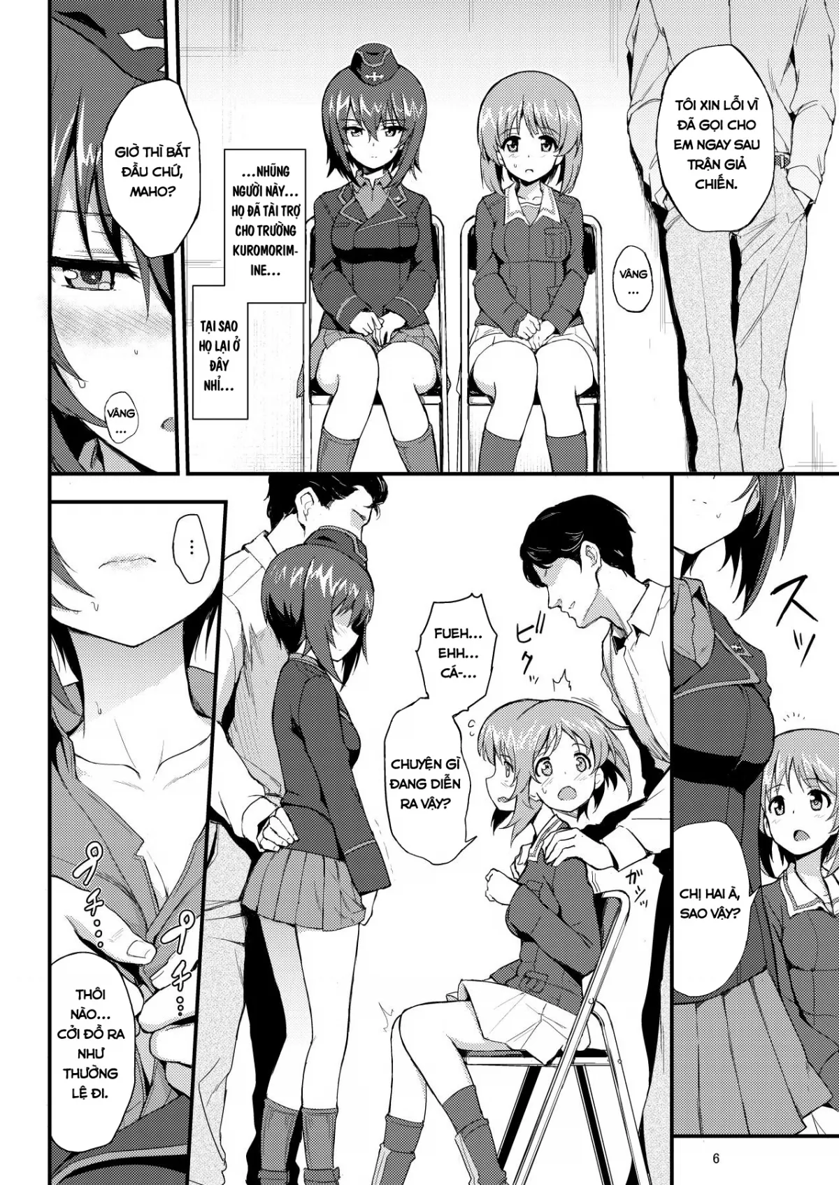 HentaiVN.net - Ảnh 5 - Nishizumi Shimai Ryoujoku [Nishizumi Sisters Sexual Assault] - Chap 1