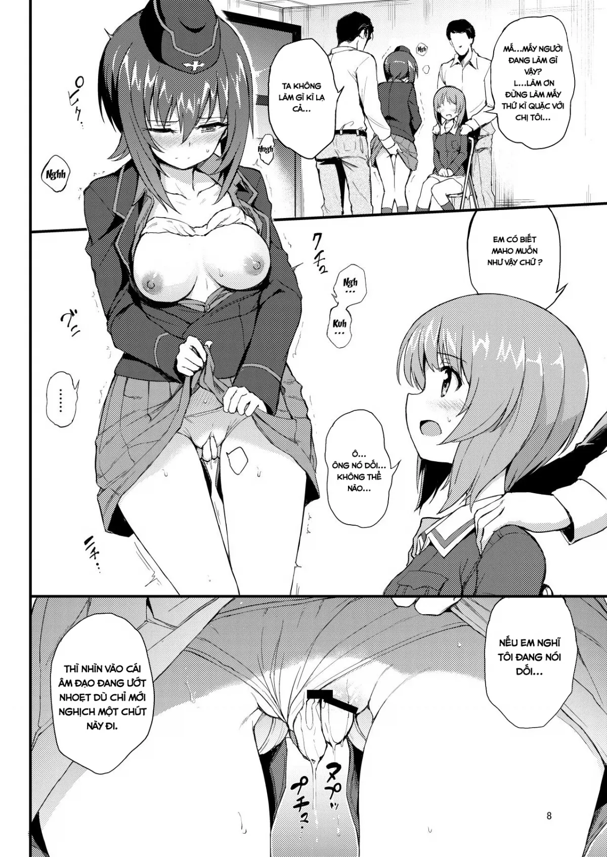 HentaiVN.net - Ảnh 7 - Nishizumi Shimai Ryoujoku [Nishizumi Sisters Sexual Assault] - Chap 1