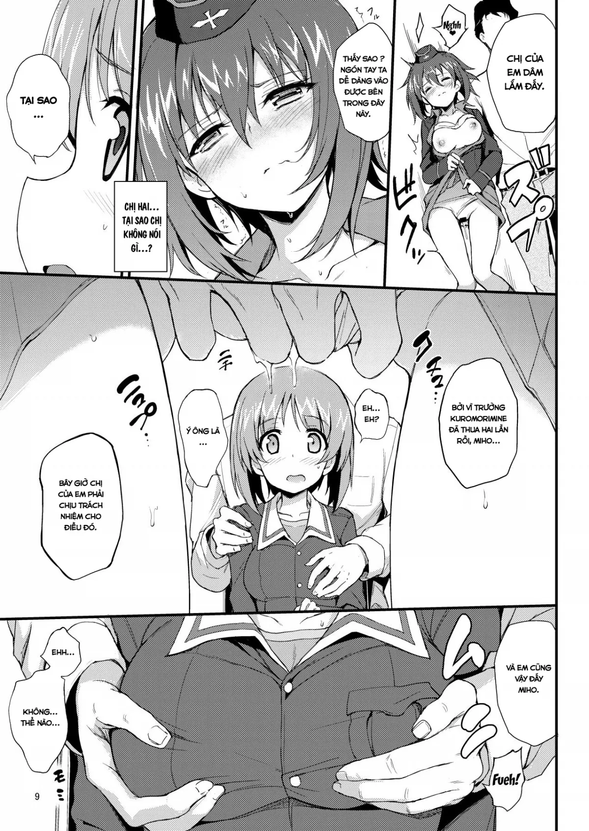 HentaiVN.net - Ảnh 8 - Nishizumi Shimai Ryoujoku [Nishizumi Sisters Sexual Assault] - Chap 1