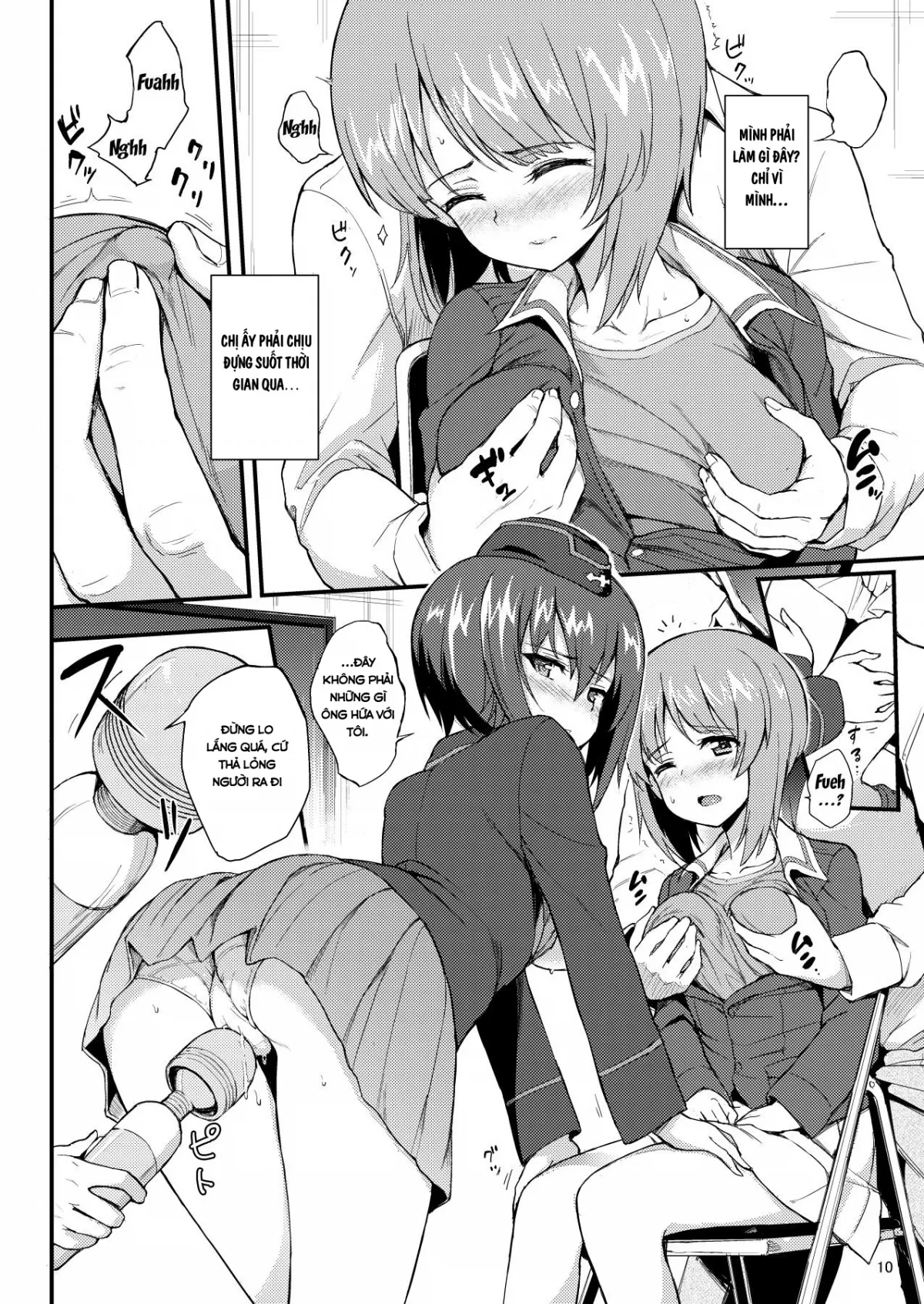 HentaiVN.net - Ảnh 9 - Nishizumi Shimai Ryoujoku [Nishizumi Sisters Sexual Assault] - Chap 1