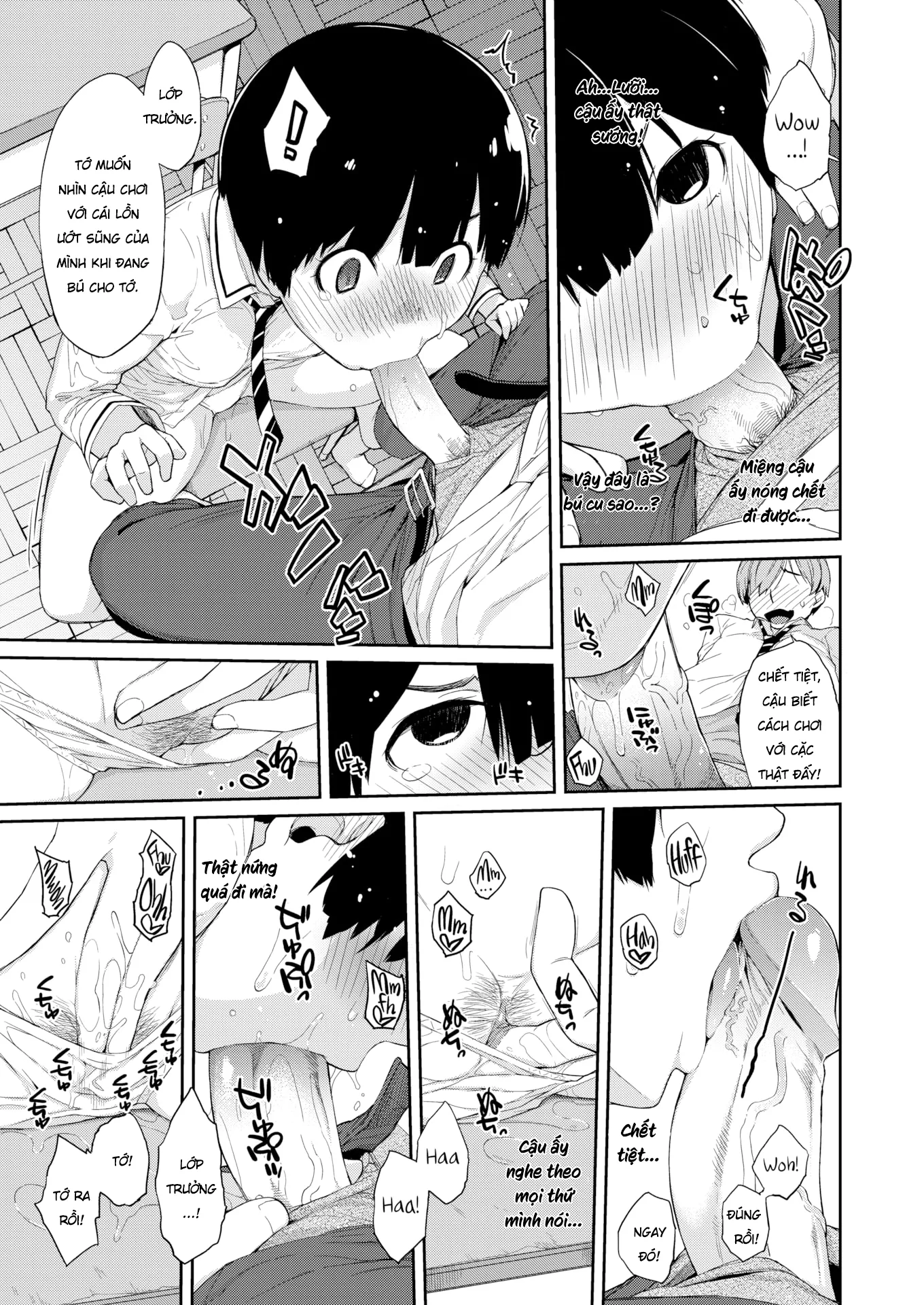 HentaiVN.net - Ảnh 15 - Nhỏ lớp trưởng kiêu kì thủ dâm ở chỗ tôi. - Chap 1