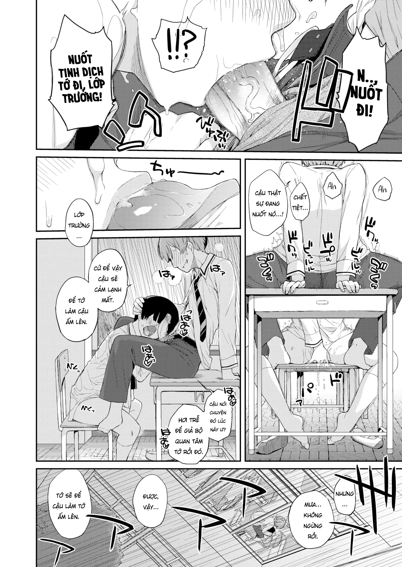 HentaiVN.net - Ảnh 16 - Nhỏ lớp trưởng kiêu kì thủ dâm ở chỗ tôi. - Chap 1