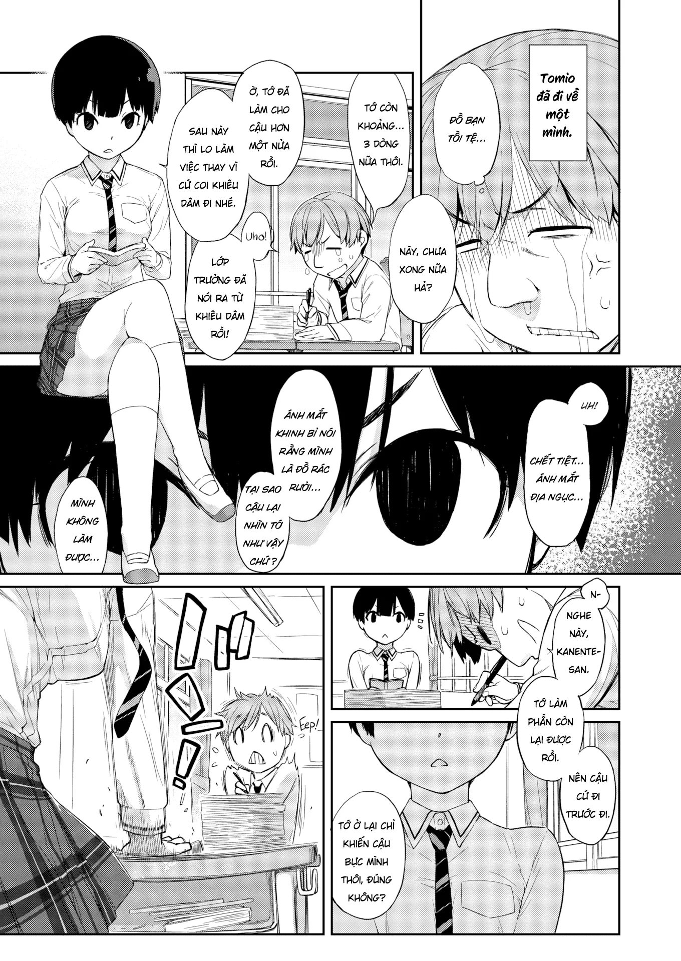 HentaiVN.net - Ảnh 5 - Nhỏ lớp trưởng kiêu kì thủ dâm ở chỗ tôi. - Chap 1