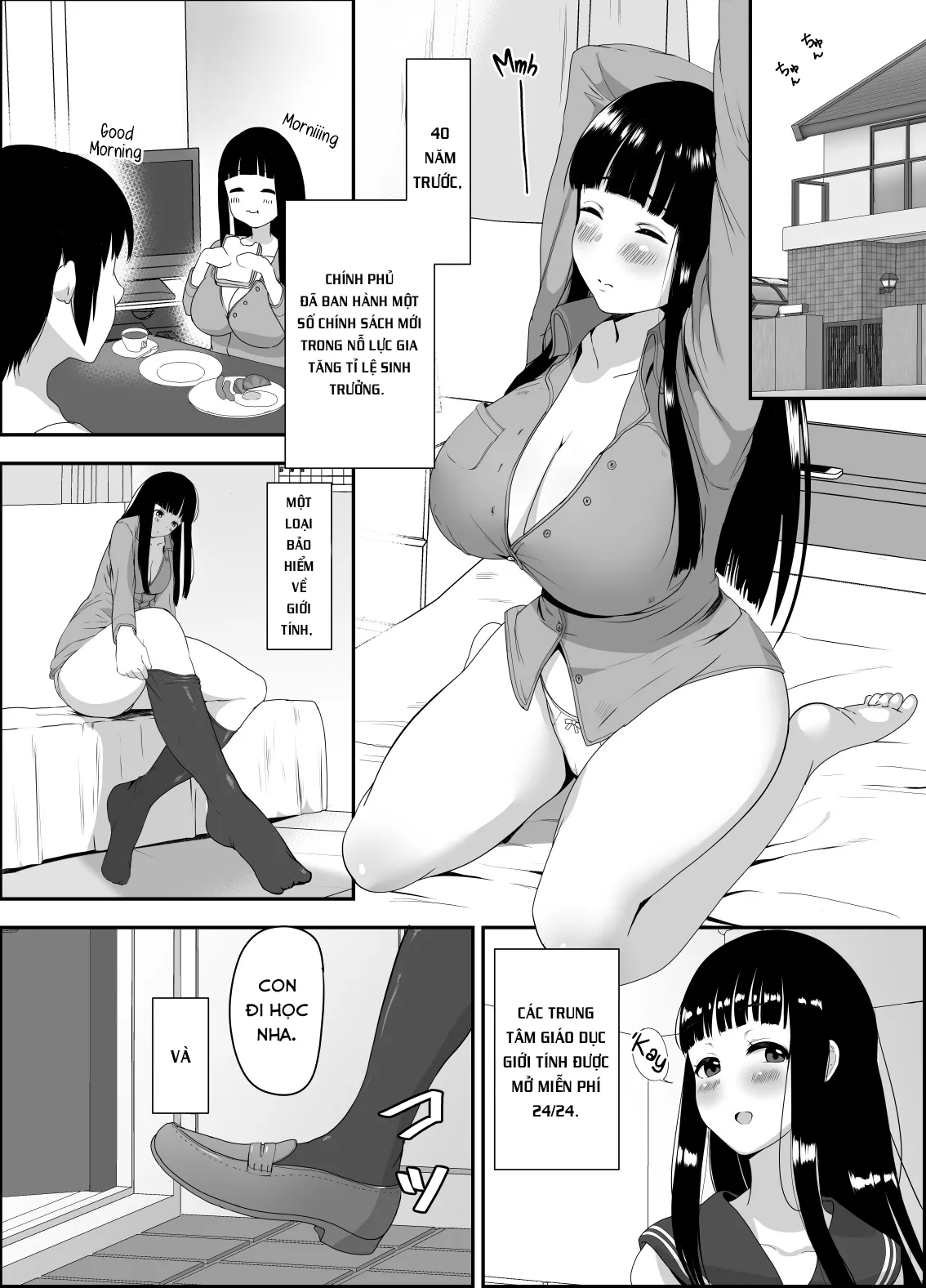 HentaiVN.net - Ảnh 3 - Shin Shoushika Taisaku [Chính sách gia tăng dân số] - Chap 1