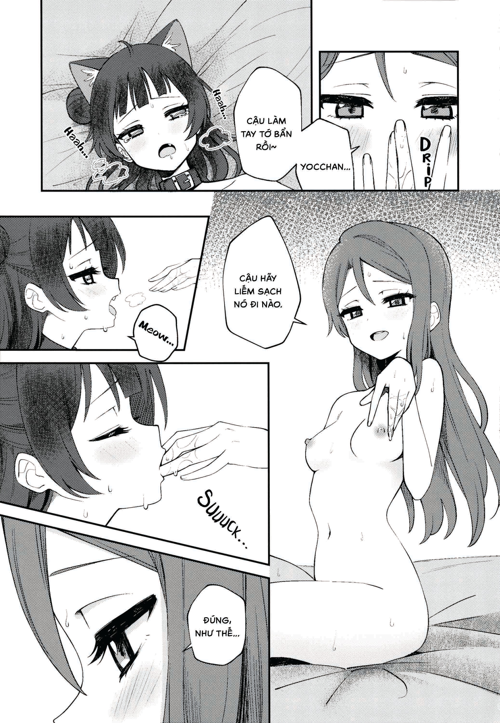 HentaiVN.net - Ảnh 16 - Yohaneko Choukyou Nikki (Love Live! Sunshine!!) [Yohaneko Training Diary] - Chap 1