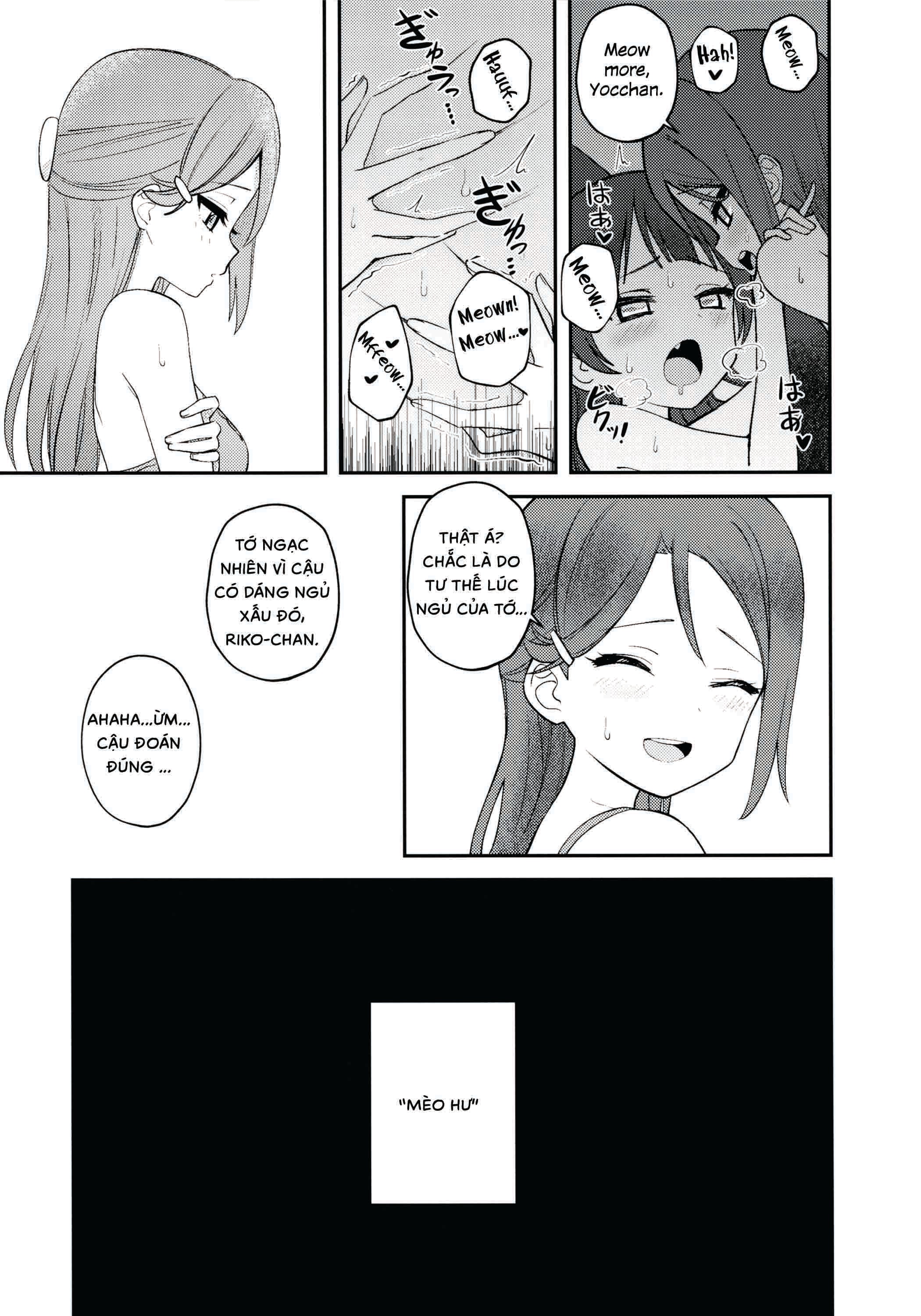 HentaiVN.net - Ảnh 20 - Yohaneko Choukyou Nikki (Love Live! Sunshine!!) [Yohaneko Training Diary] - Chap 1