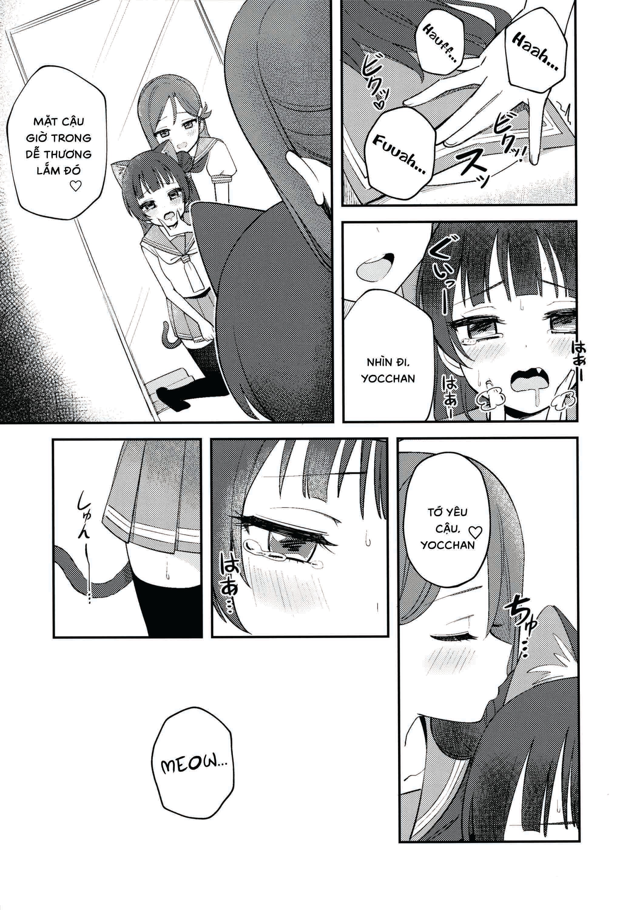 HentaiVN.net - Ảnh 24 - Yohaneko Choukyou Nikki (Love Live! Sunshine!!) [Yohaneko Training Diary] - Chap 1