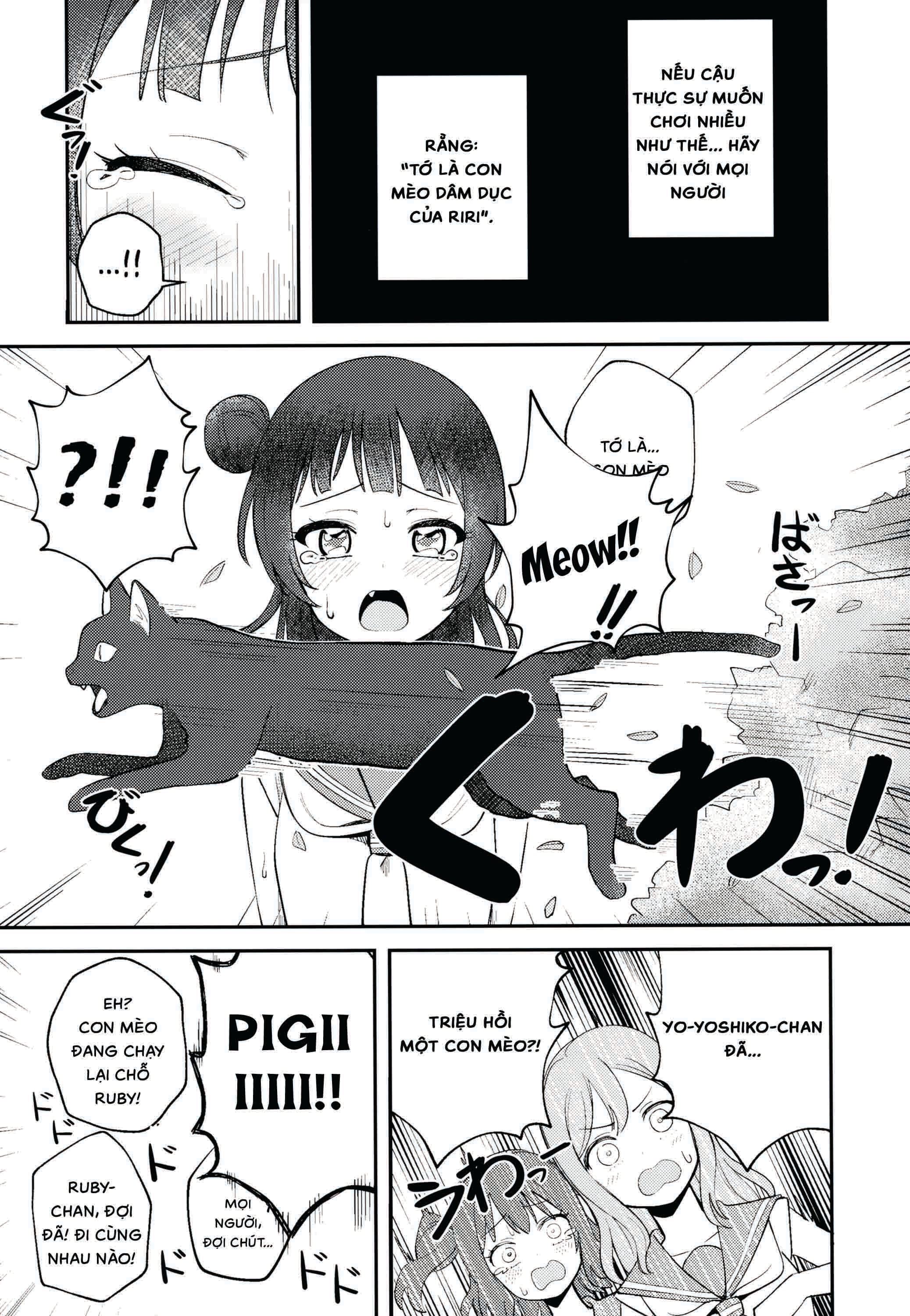 HentaiVN.net - Ảnh 30 - Yohaneko Choukyou Nikki (Love Live! Sunshine!!) [Yohaneko Training Diary] - Chap 1