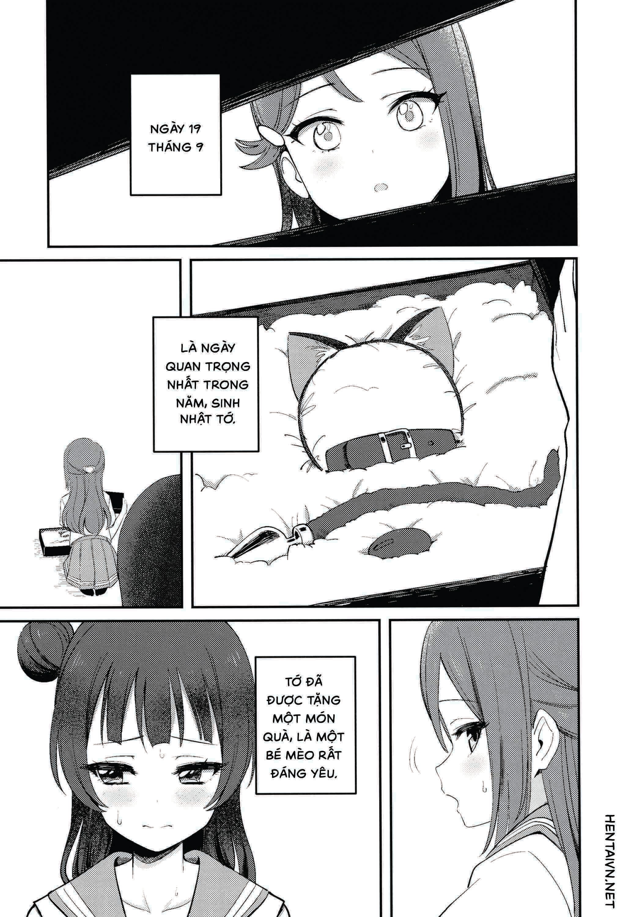 HentaiVN.net - Ảnh 4 - Yohaneko Choukyou Nikki (Love Live! Sunshine!!) [Yohaneko Training Diary] - Chap 1