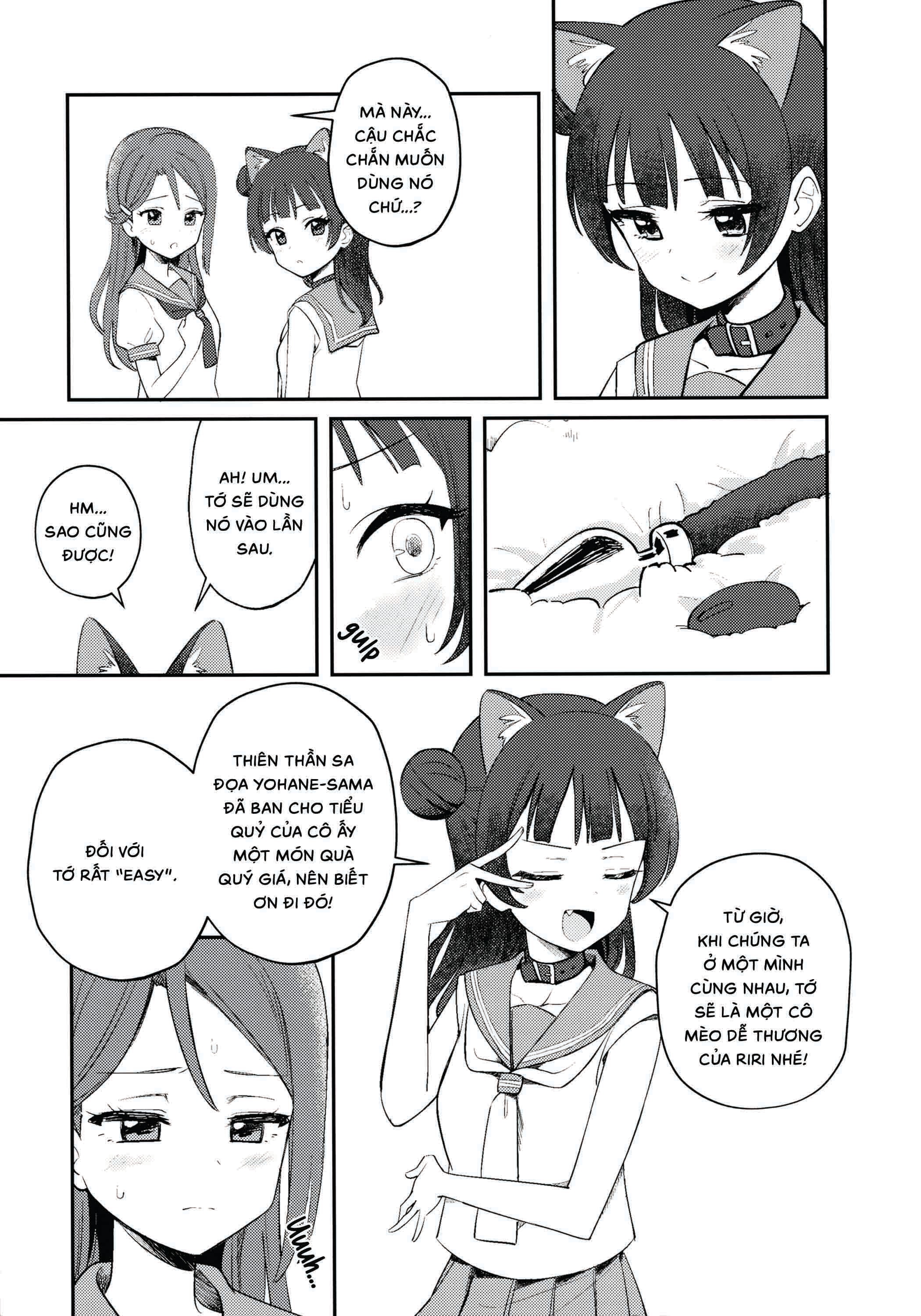 HentaiVN.net - Ảnh 6 - Yohaneko Choukyou Nikki (Love Live! Sunshine!!) [Yohaneko Training Diary] - Chap 1