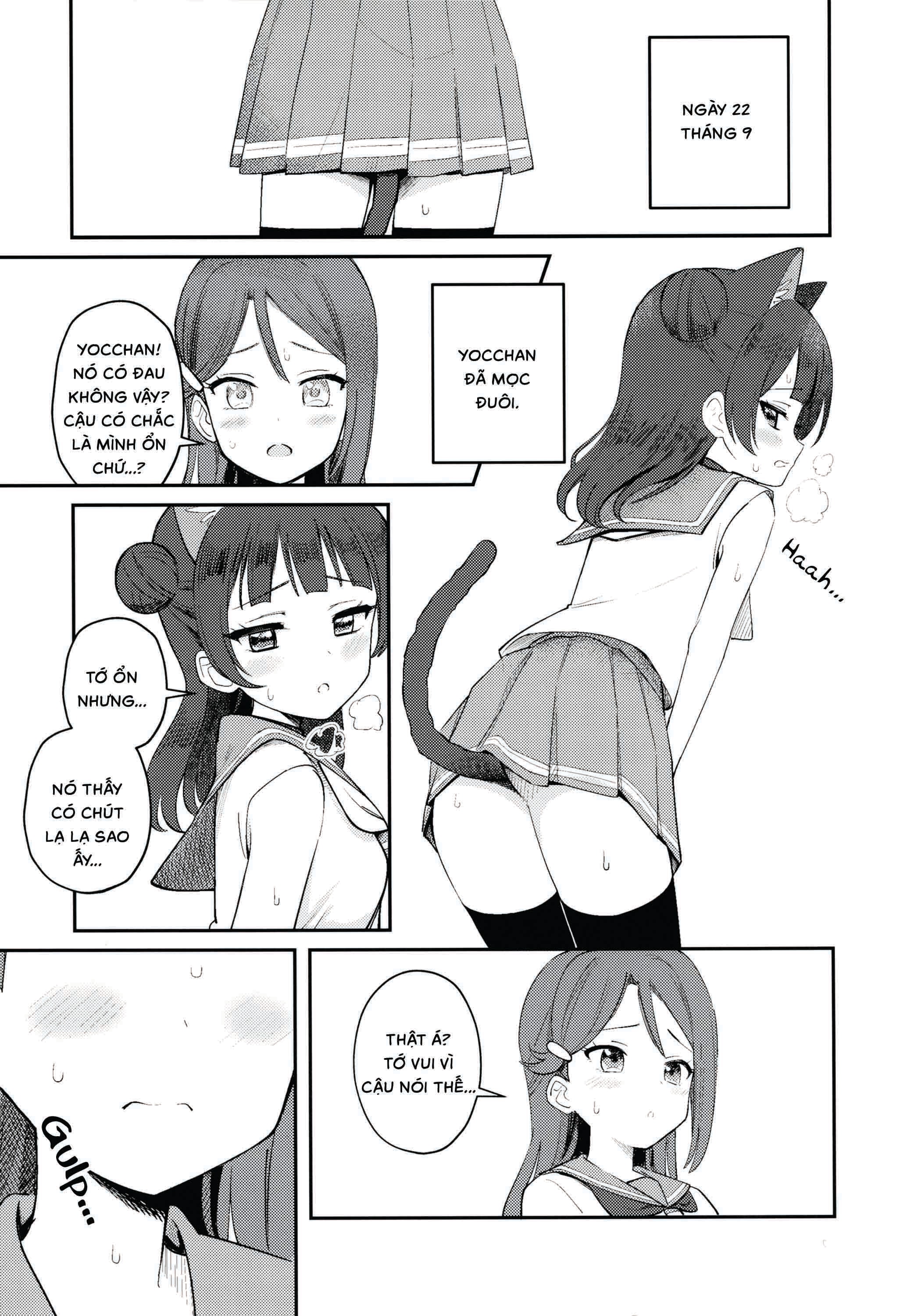HentaiVN.net - Ảnh 8 - Yohaneko Choukyou Nikki (Love Live! Sunshine!!) [Yohaneko Training Diary] - Chap 1