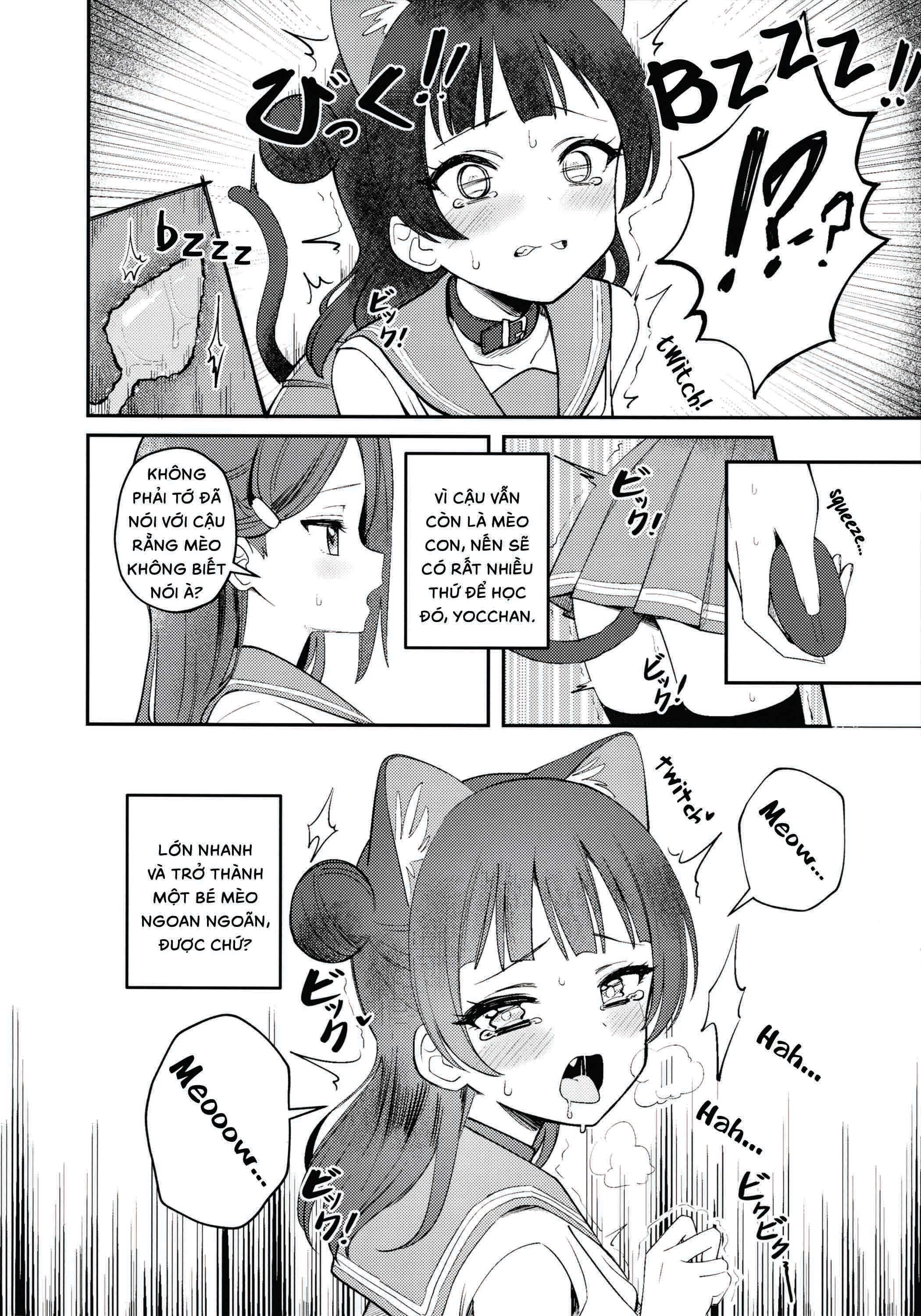 HentaiVN.net - Ảnh 9 - Yohaneko Choukyou Nikki (Love Live! Sunshine!!) [Yohaneko Training Diary] - Chap 1