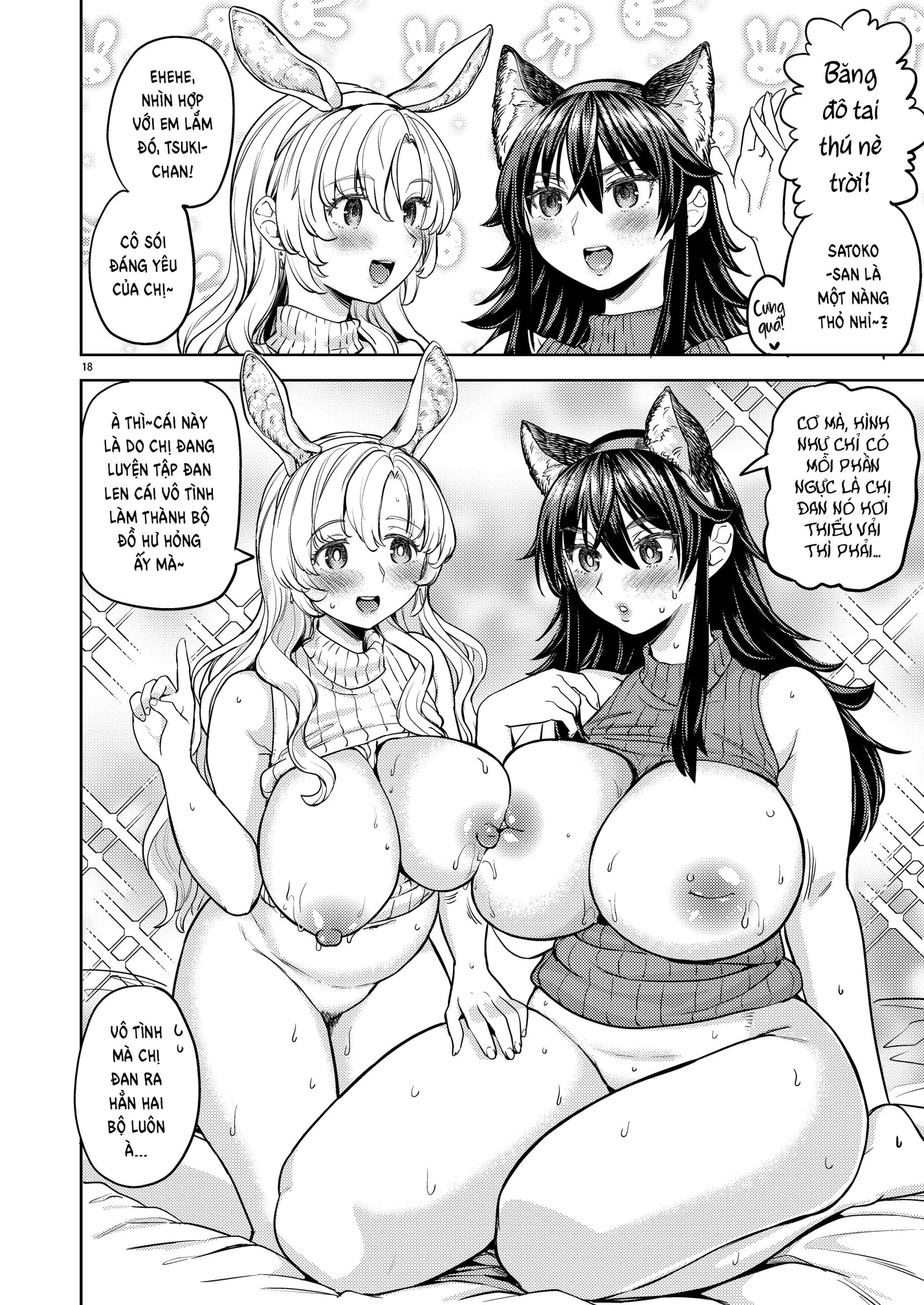 HentaiVN.net - Ảnh 20 - Cô sói và nàng thỏ - Chap 1