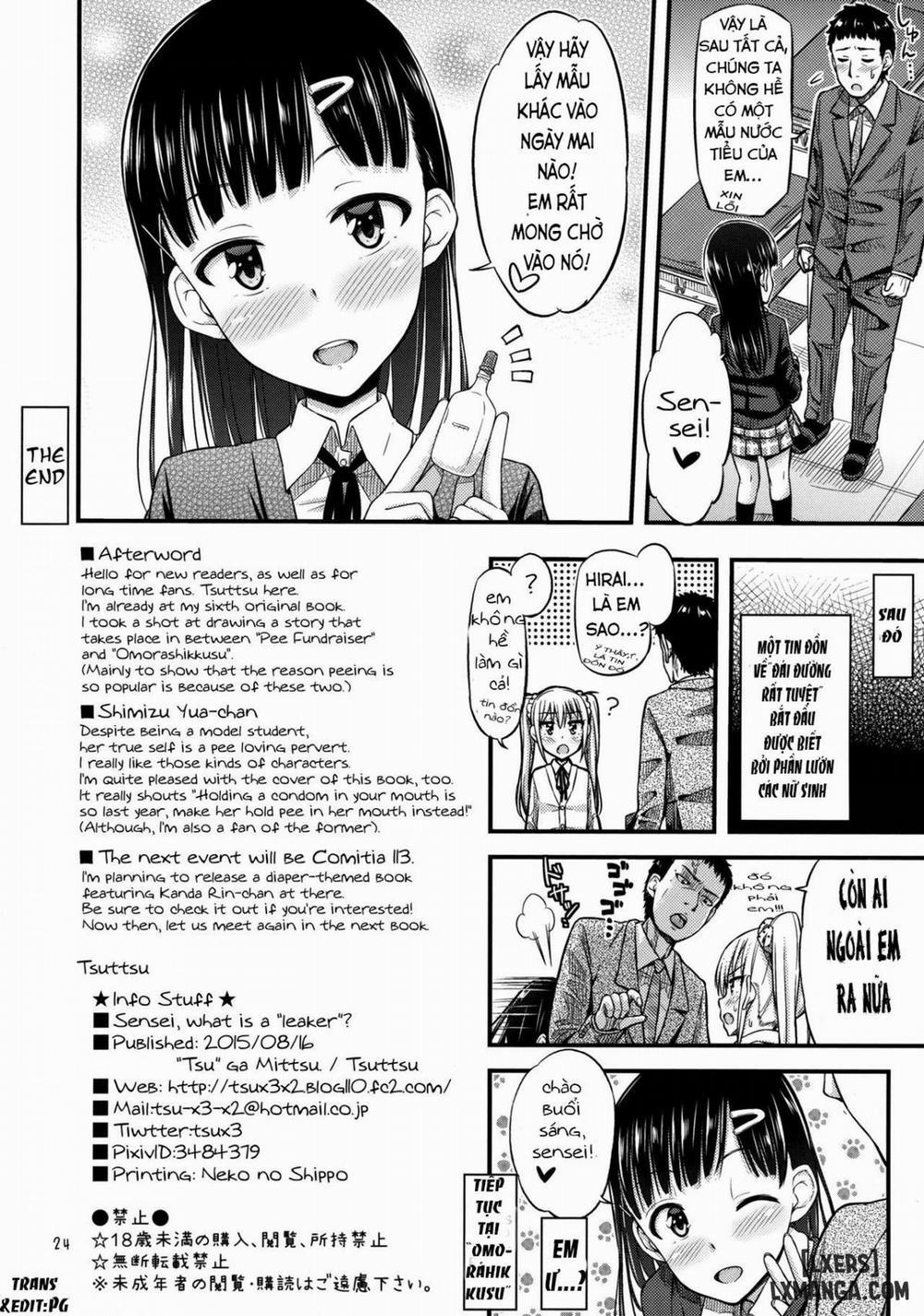 HentaiVN.net - Ảnh 25 - Sense-, Honyorer tte Nan desu ka? [Sensei, what is a ''leaker''?] - Chap 1