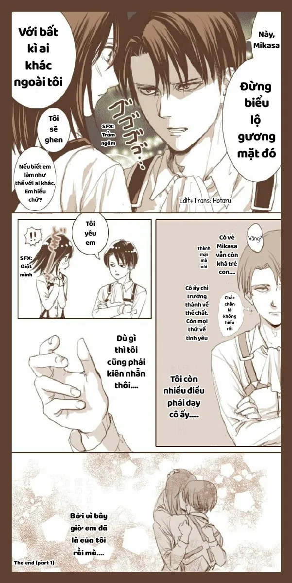 HentaiVN.net - Ảnh 12 - Sự ngọt ngào của đường [Levi và Mikasa với hàm lượng đường cao, 糖が高めな] - Chap 2