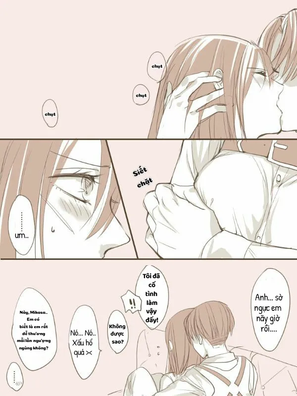 HentaiVN.net - Ảnh 13 - Sự ngọt ngào của đường [Levi và Mikasa với hàm lượng đường cao, 糖が高めな] - Chap 2