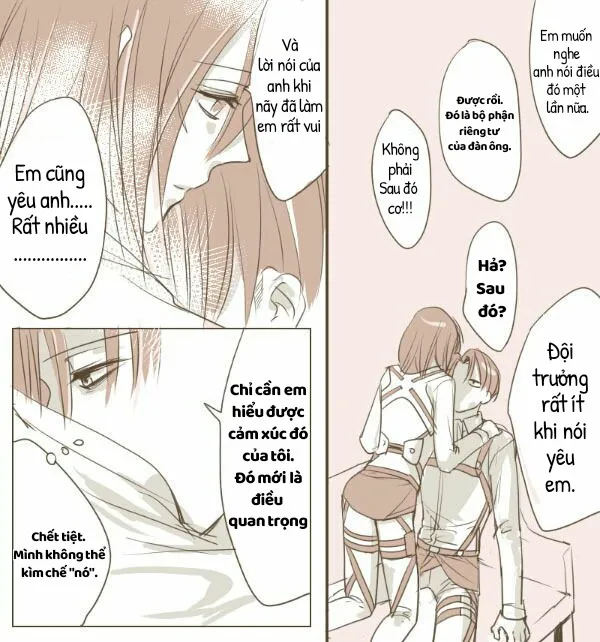 HentaiVN.net - Ảnh 17 - Sự ngọt ngào của đường [Levi và Mikasa với hàm lượng đường cao, 糖が高めな] - Chap 2