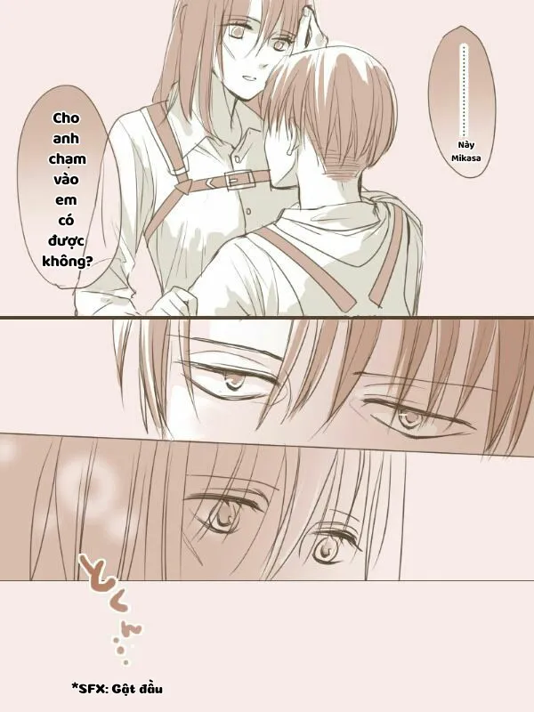 HentaiVN.net - Ảnh 18 - Sự ngọt ngào của đường [Levi và Mikasa với hàm lượng đường cao, 糖が高めな] - Chap 2