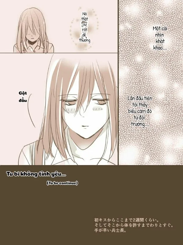 HentaiVN.net - Ảnh 19 - Sự ngọt ngào của đường [Levi và Mikasa với hàm lượng đường cao, 糖が高めな] - Chap 2
