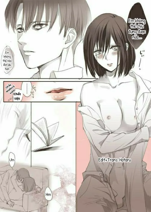 HentaiVN.net - Ảnh 22 - Sự ngọt ngào của đường [Levi và Mikasa với hàm lượng đường cao, 糖が高めな] - Chap 2