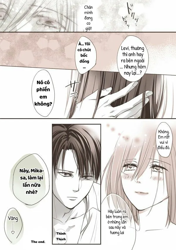 HentaiVN.net - Ảnh 25 - Sự ngọt ngào của đường [Levi và Mikasa với hàm lượng đường cao, 糖が高めな] - Chap 2