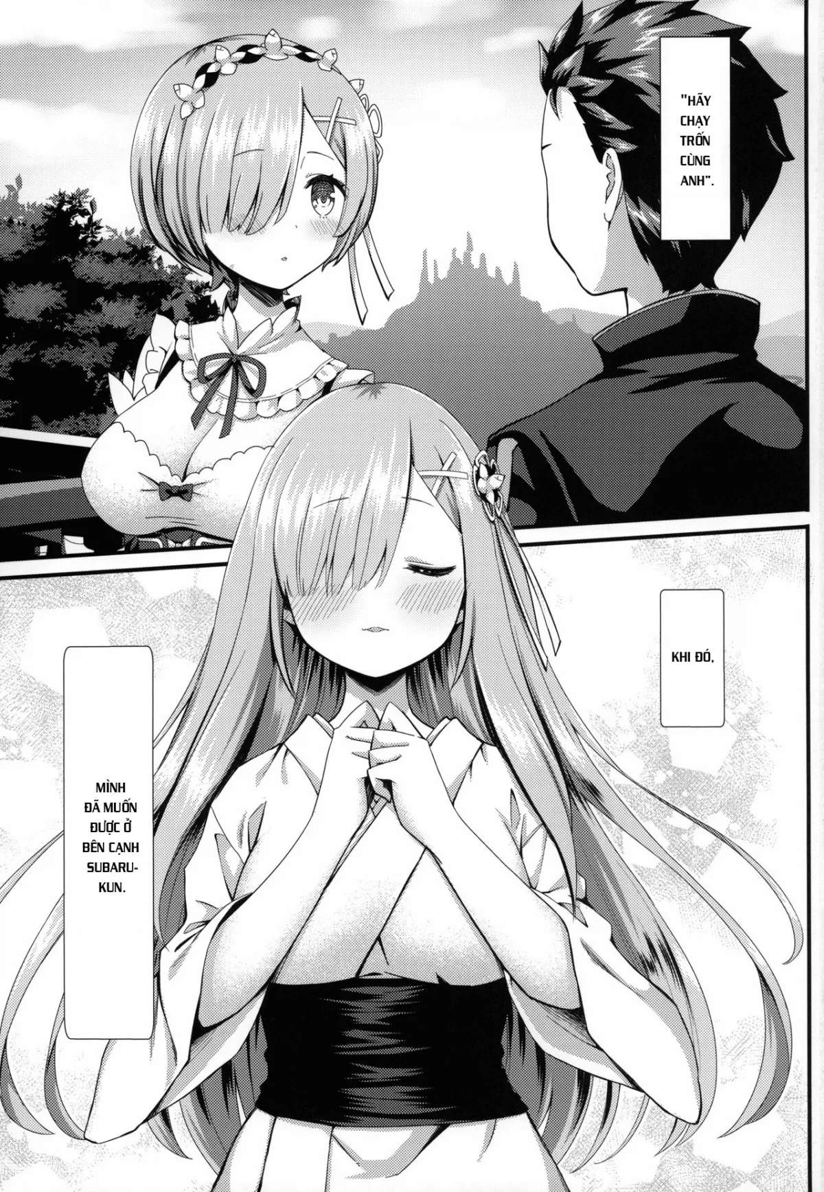 HentaiVN.net - Ảnh 2 - Cuộc sống cùng Rem (Re:Zero Kara Hajimeru Isekai Seikatsu) - Chap 1