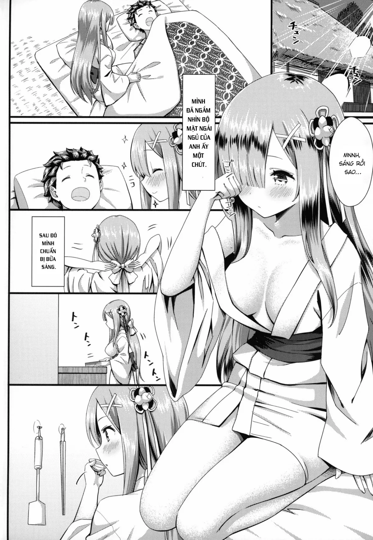 HentaiVN.net - Ảnh 3 - Cuộc sống cùng Rem (Re:Zero Kara Hajimeru Isekai Seikatsu) - Chap 1