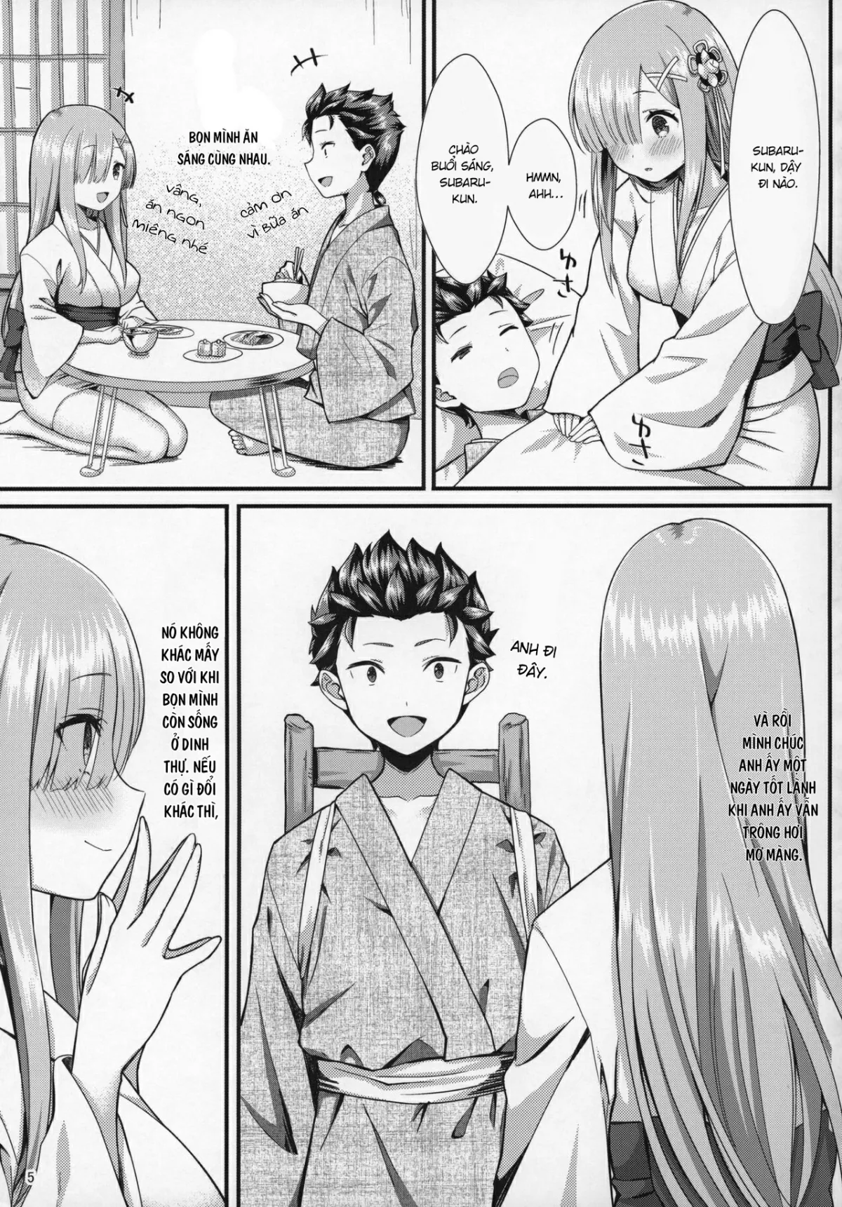 HentaiVN.net - Ảnh 4 - Cuộc sống cùng Rem (Re:Zero Kara Hajimeru Isekai Seikatsu) - Chap 1