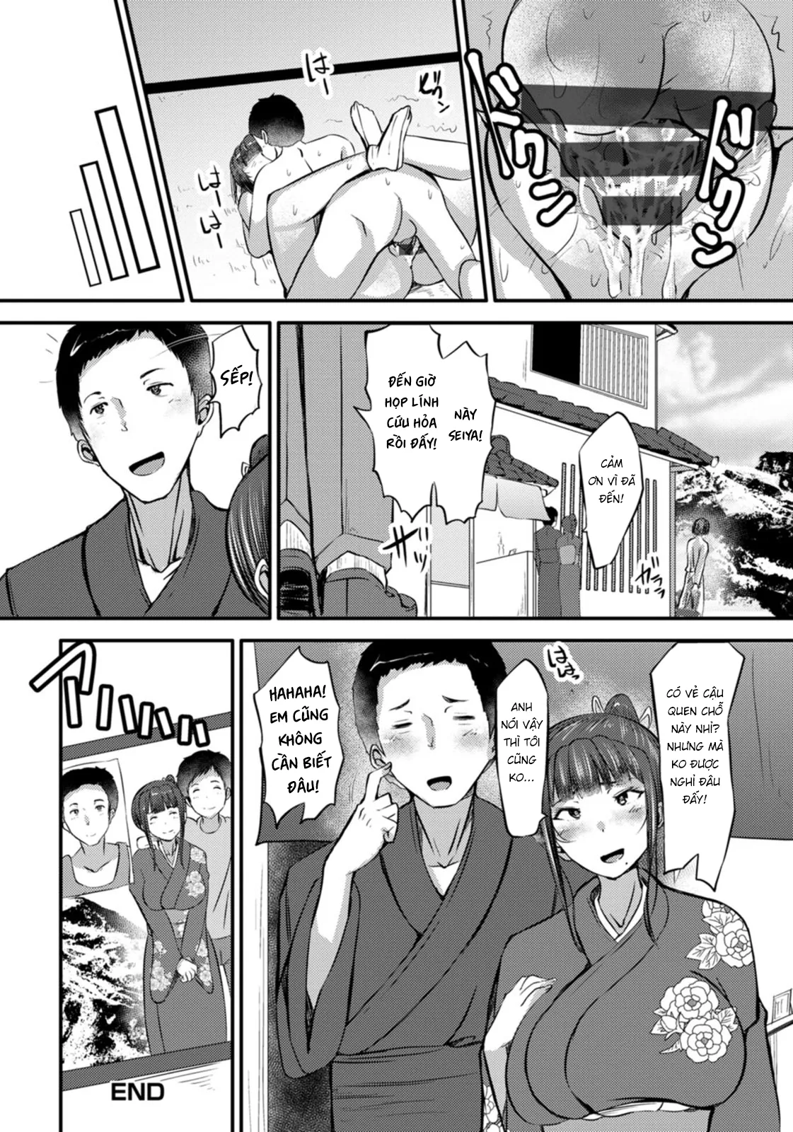 HentaiVN.net - Ảnh 20 - The Plump Hostess Widow [Mucchiri Okami Miboujin; むっちり女将未亡人] - Chap 1