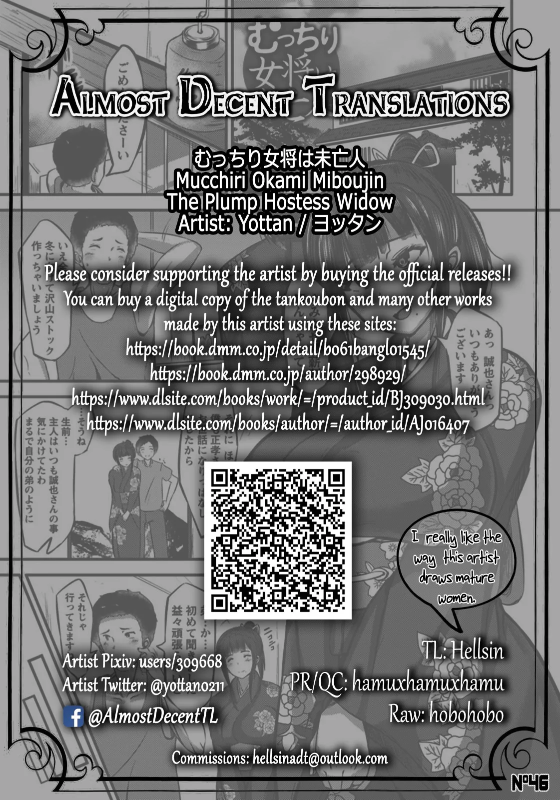 HentaiVN.net - Ảnh 21 - The Plump Hostess Widow [Mucchiri Okami Miboujin; むっちり女将未亡人] - Chap 1