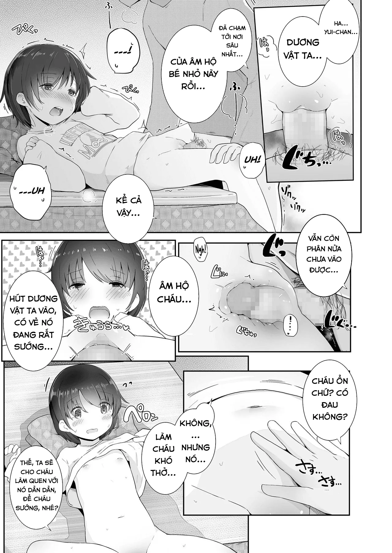 HentaiVN.net - Ảnh 16 - Fuyu wa Kotatsu de [冬はこたつで] - Chap 1