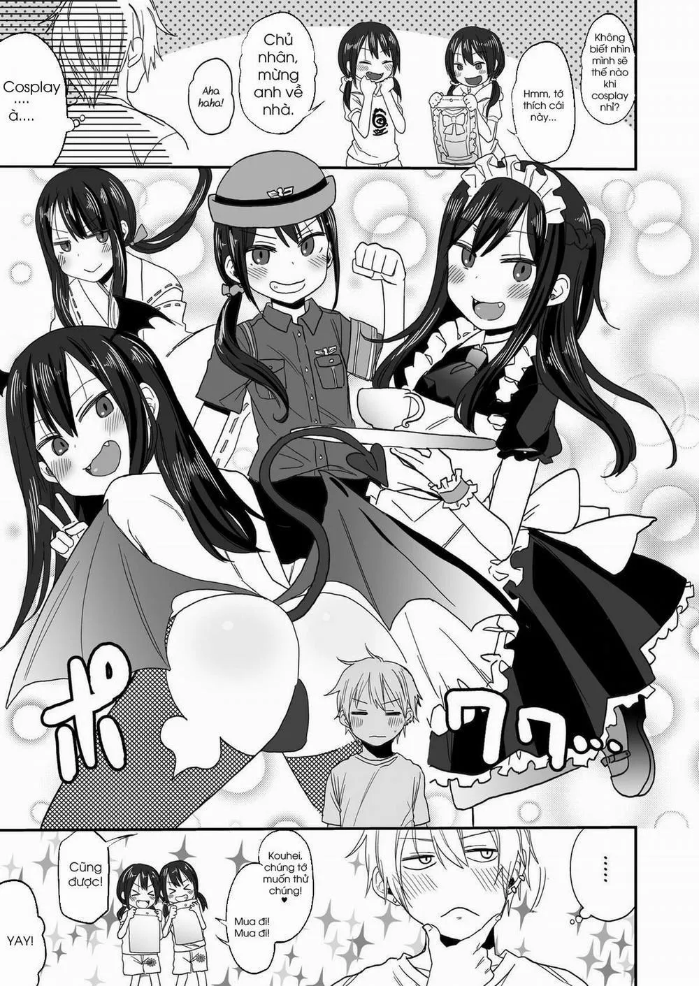 HentaiVN.net - Ảnh 3 - Enticing Twins - Chap 2