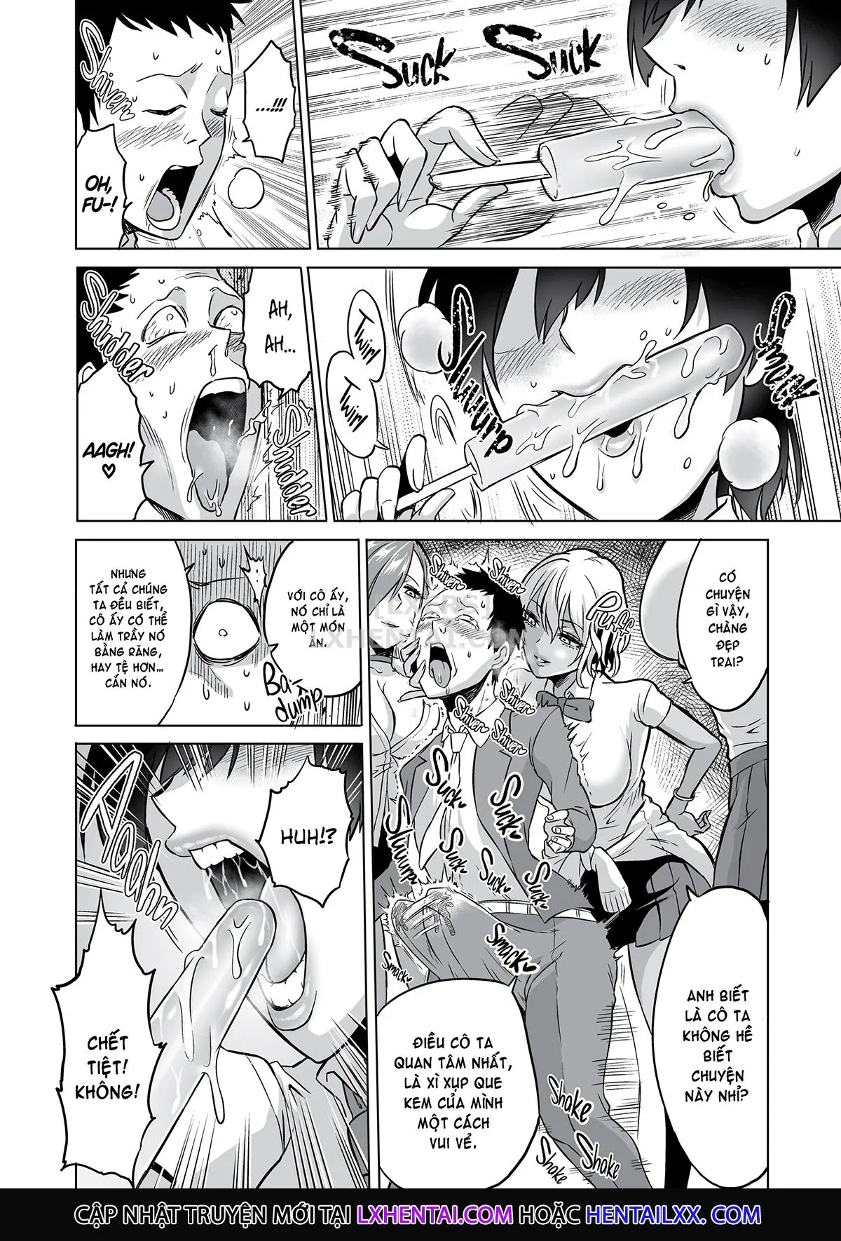 HentaiVN.net - Ảnh 18 - Paraphilia of Sensation [Kankaku no Paraphilia ~Nikushokukei JK-tachi ni Chinpo no Kankaku o Shihai Saretara~] - Chap 1