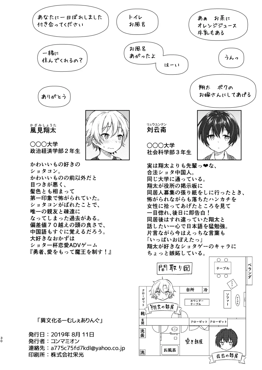 HentaiVN.net - Ảnh 30 - Ibunka Room Sharing [Cultural Room Sharing] - Chap 1