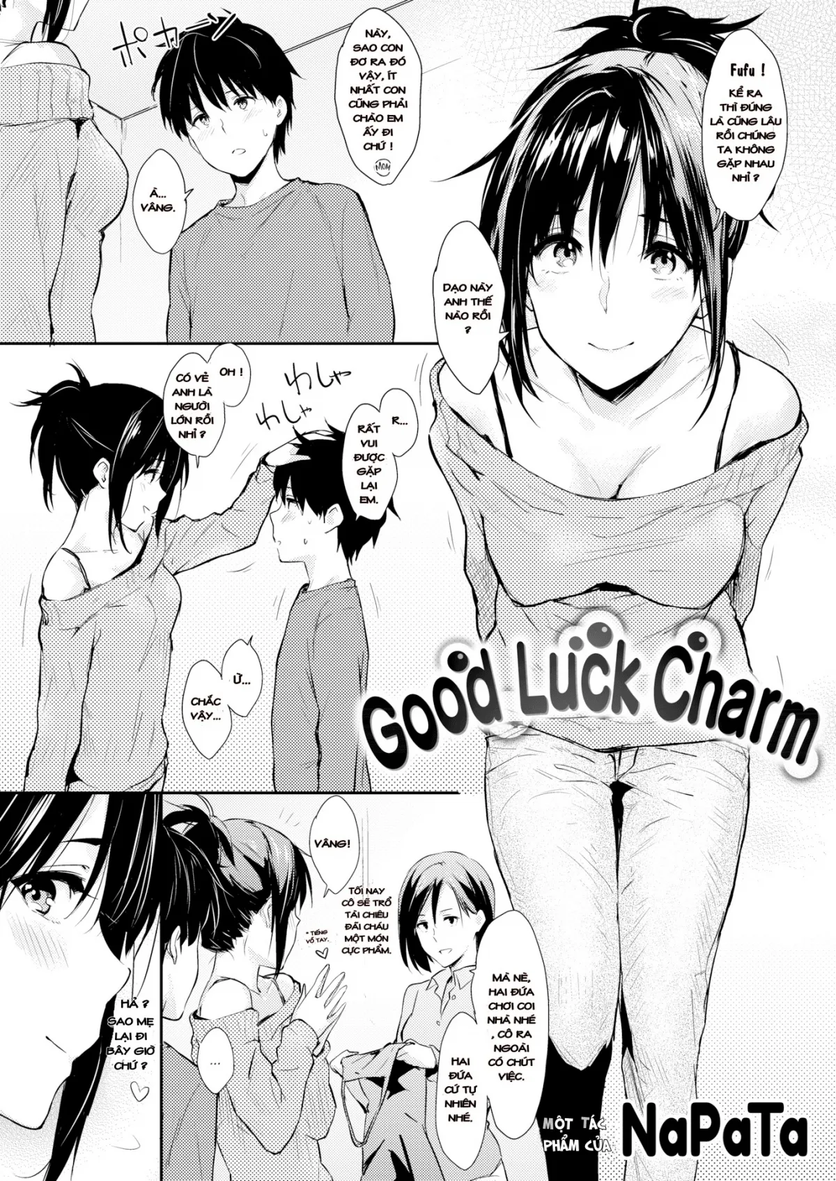 HentaiVN.net - Ảnh 4 - Bùa Yêu May Mắn [Good Luck Charm] - Chap 1