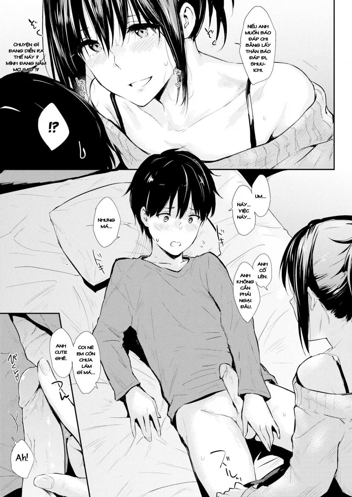 HentaiVN.net - Ảnh 8 - Bùa Yêu May Mắn [Good Luck Charm] - Chap 1