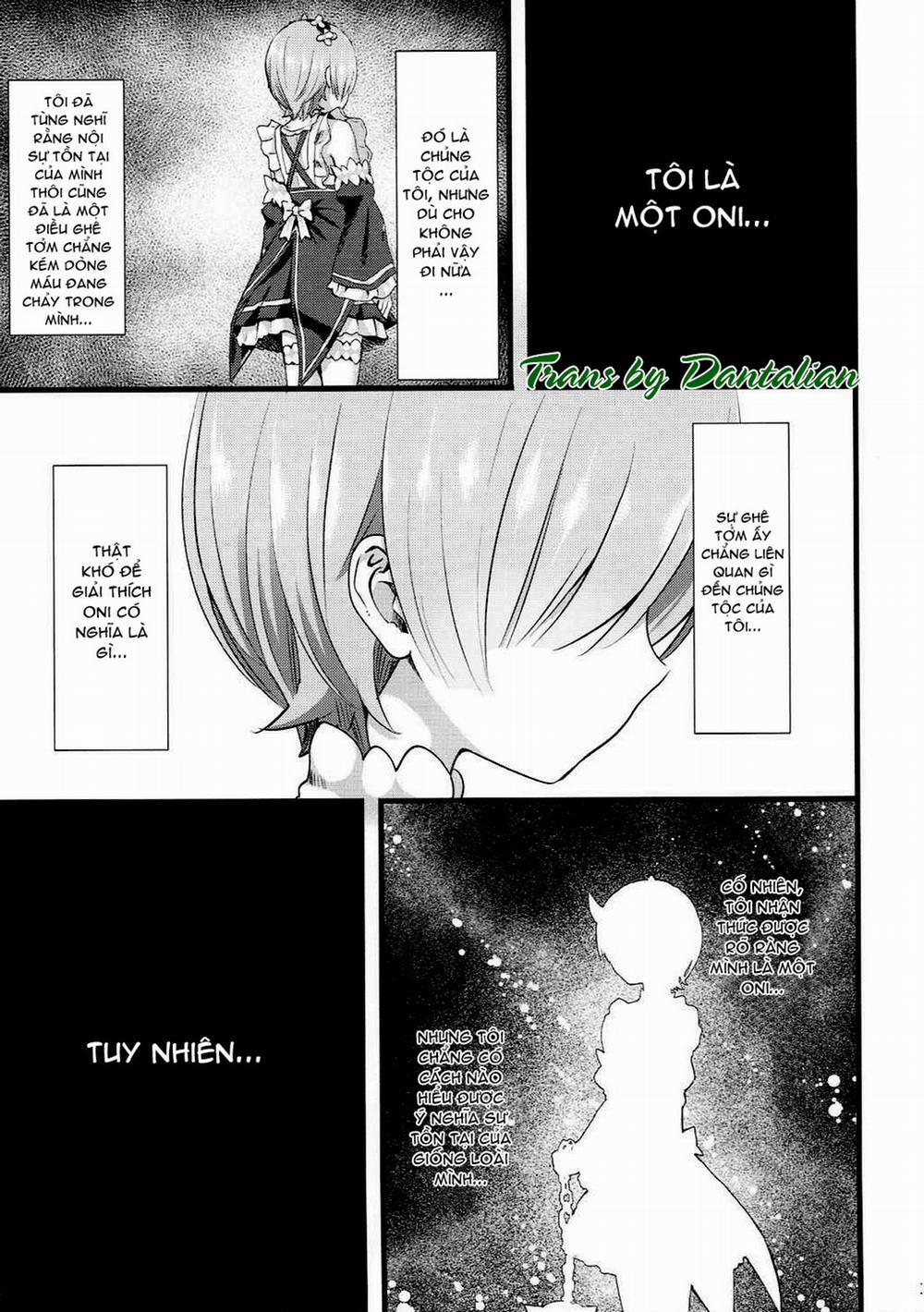 HentaiVN.net - Ảnh 3 - Tình Yêu Của Một Nữ Quỷ (Re:Zero) [Oni no Shoujo; 鬼の少女] - Chap 1